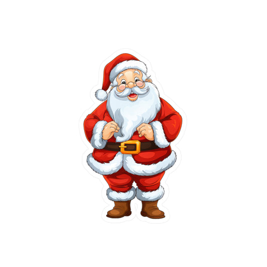 Santa Sticker - Kiss-Cut Vinyl Decals