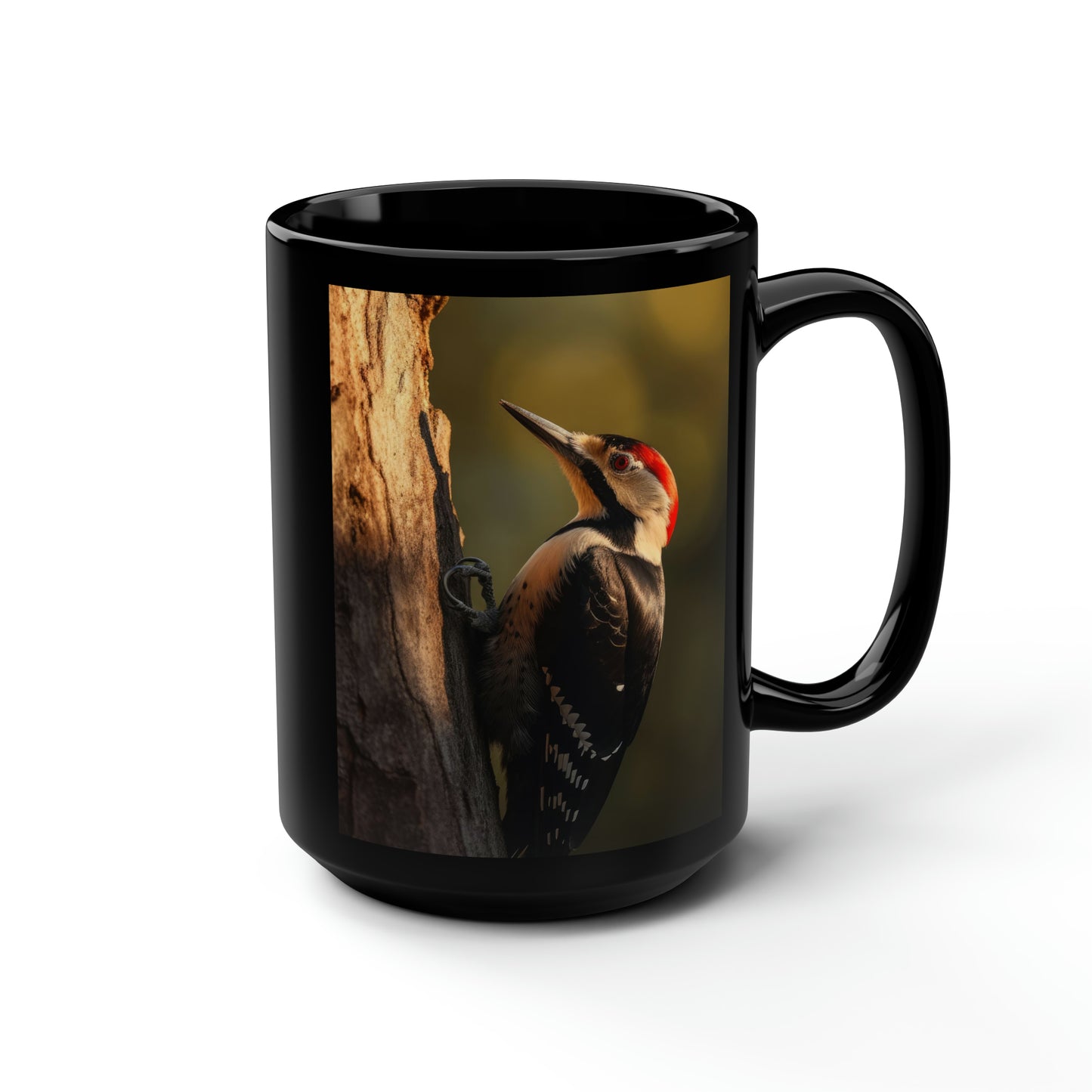 Woodpecker Mug - 15 oz Ceramic Mug
