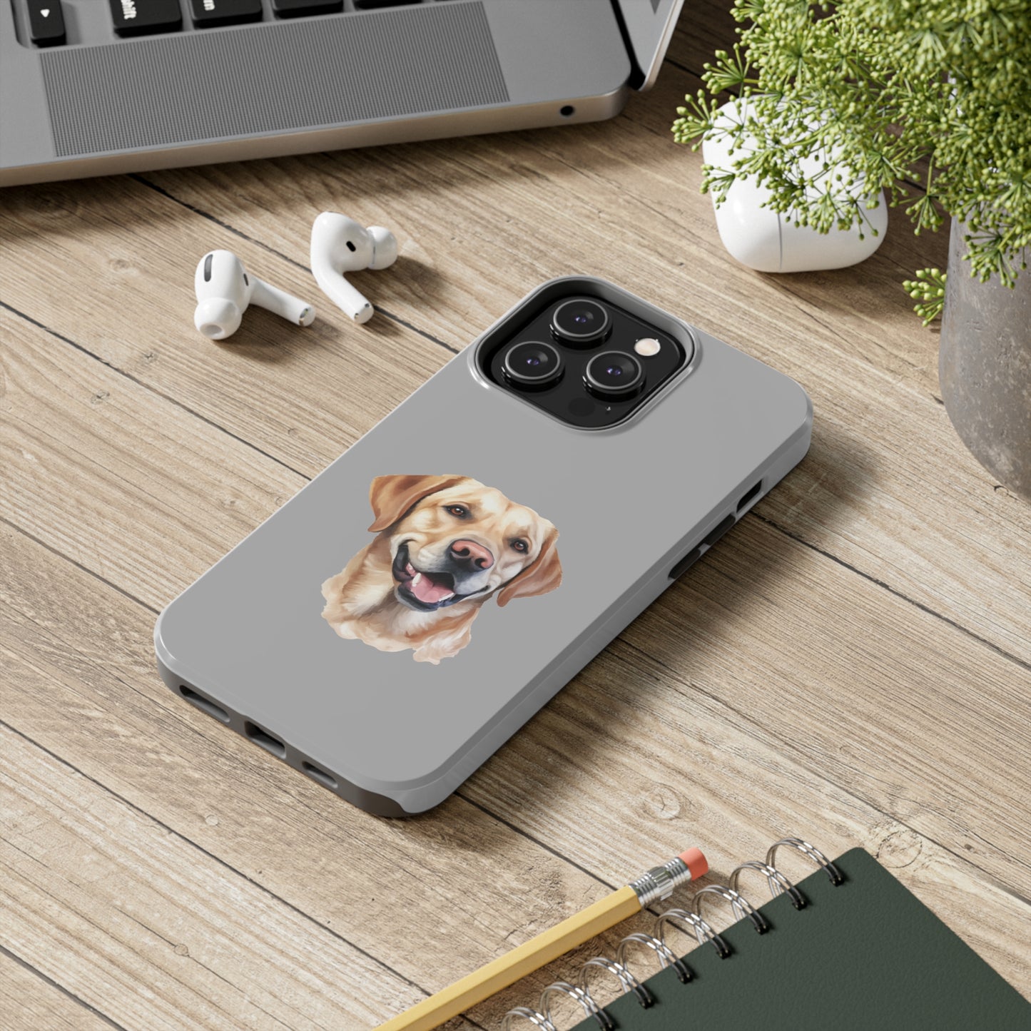 Light Grey Labrador Retriever Tough Phone Case