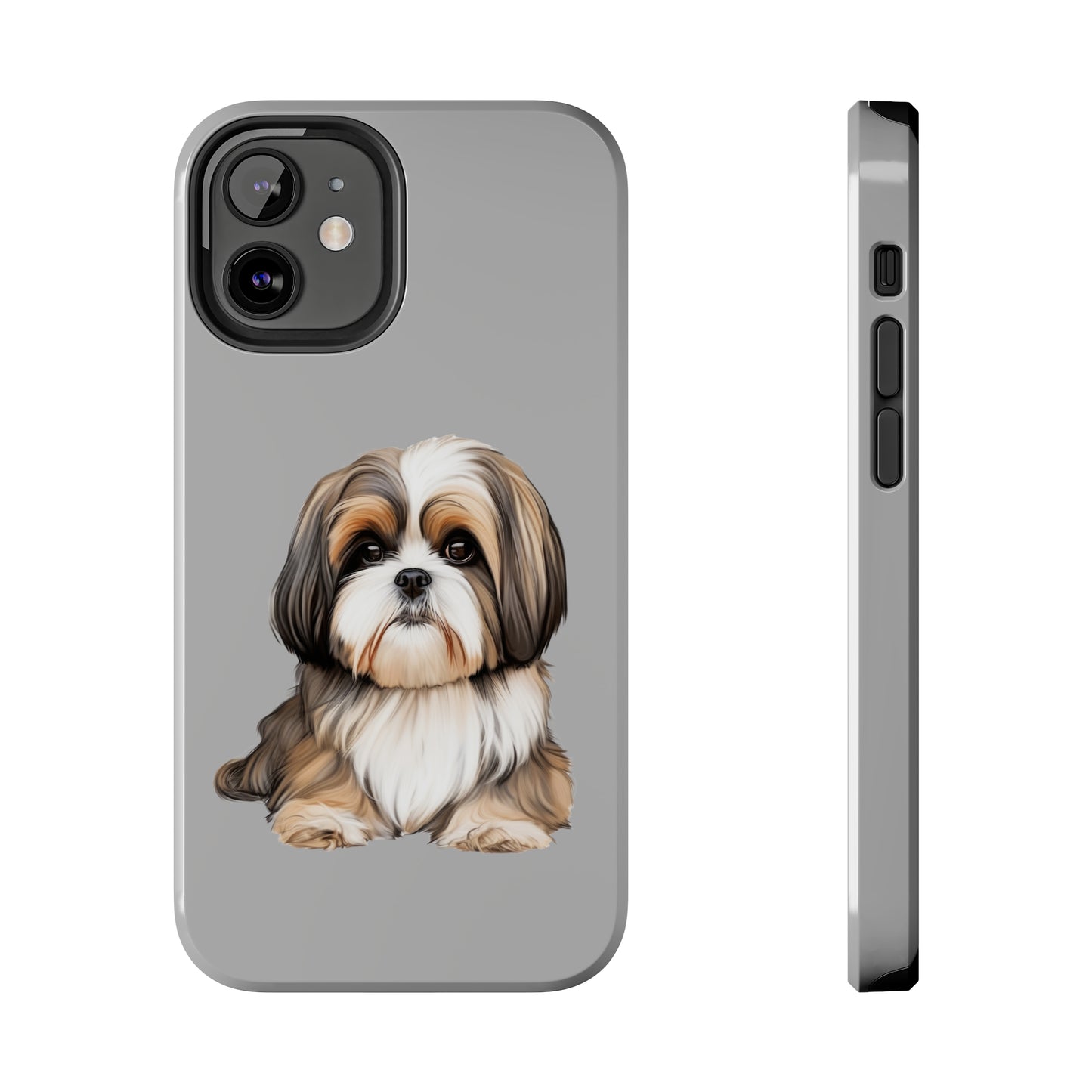 Light Grey Shih Tzu Tough Phone Case