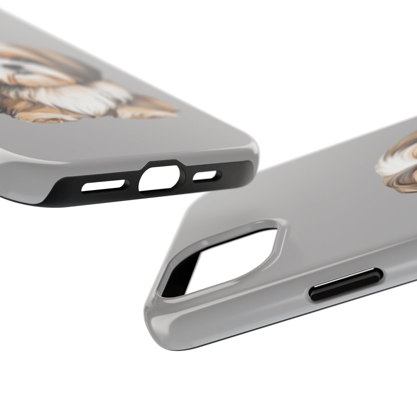 Light Grey Shih Tzu Tough Phone Case