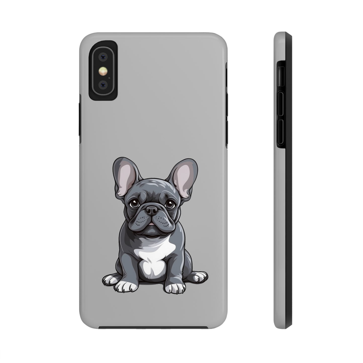 Light Grey French Bulldog Tough Phone Case