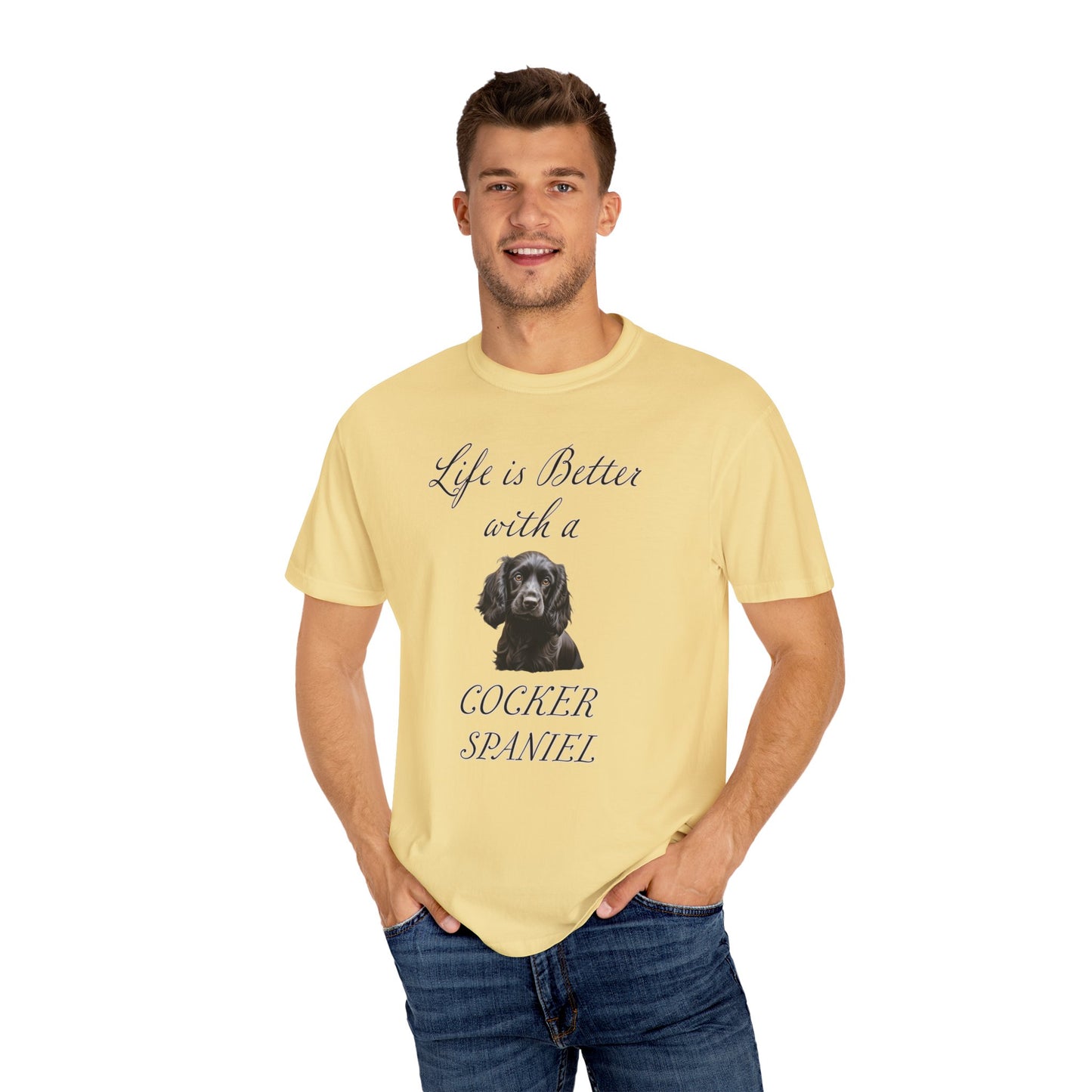 Black Cocker Spaniel T-shirt - Dog Mom Shirt, Dog Dad Shirt, gift for Dog Mom