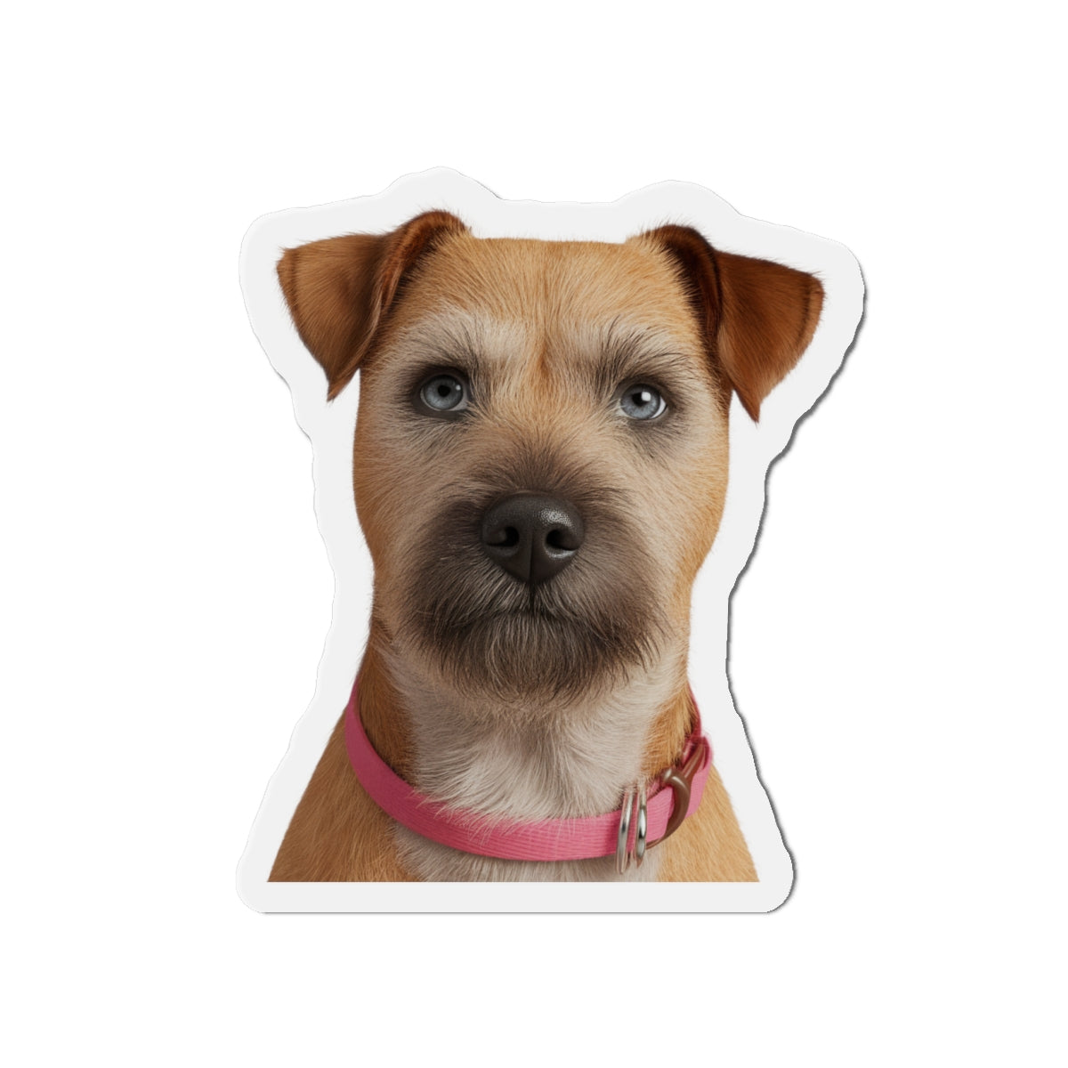 Border Terrier Die-Cut Magnet - Cute Dog Breed Refrigerator Magnet, Pet Lover Gift, Animal Decor, Fridge Decoration, Puppy Art Magnet