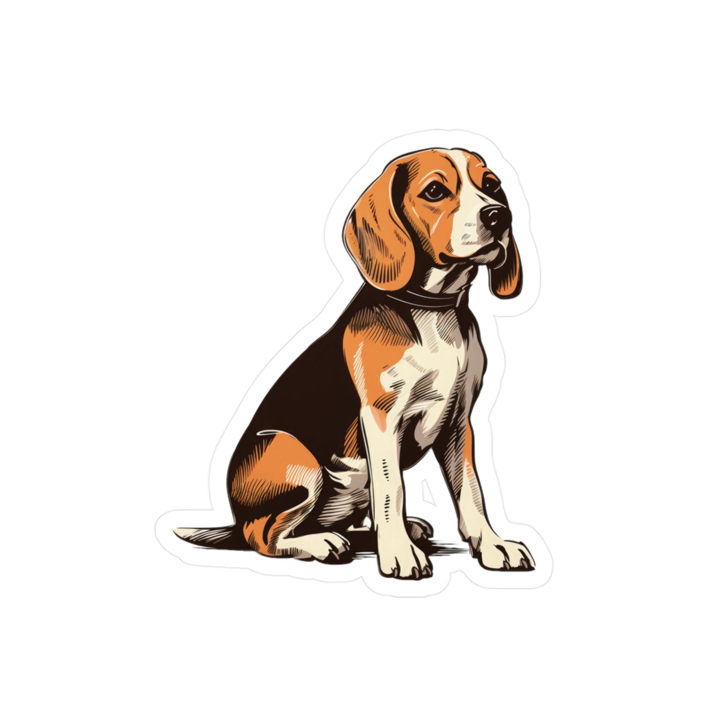 Beagle Sticker - Kiss-Cut Vinyl Decals