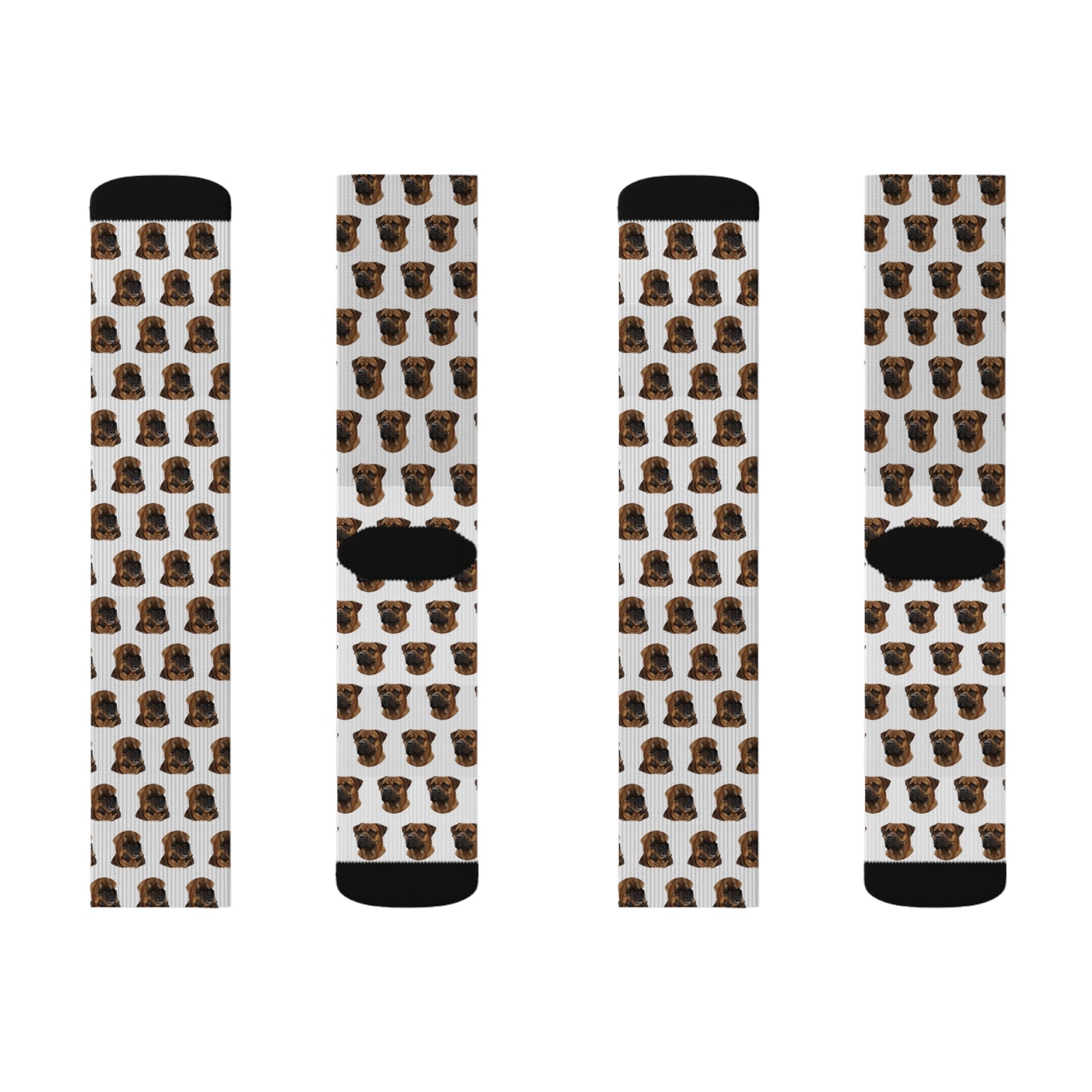 Bullmastiff Socks - Dog Lover Gift, Cute Animal Apparel, Pet Owner Present, Colorful Patterned Footwear, Unique Puppy Accessory