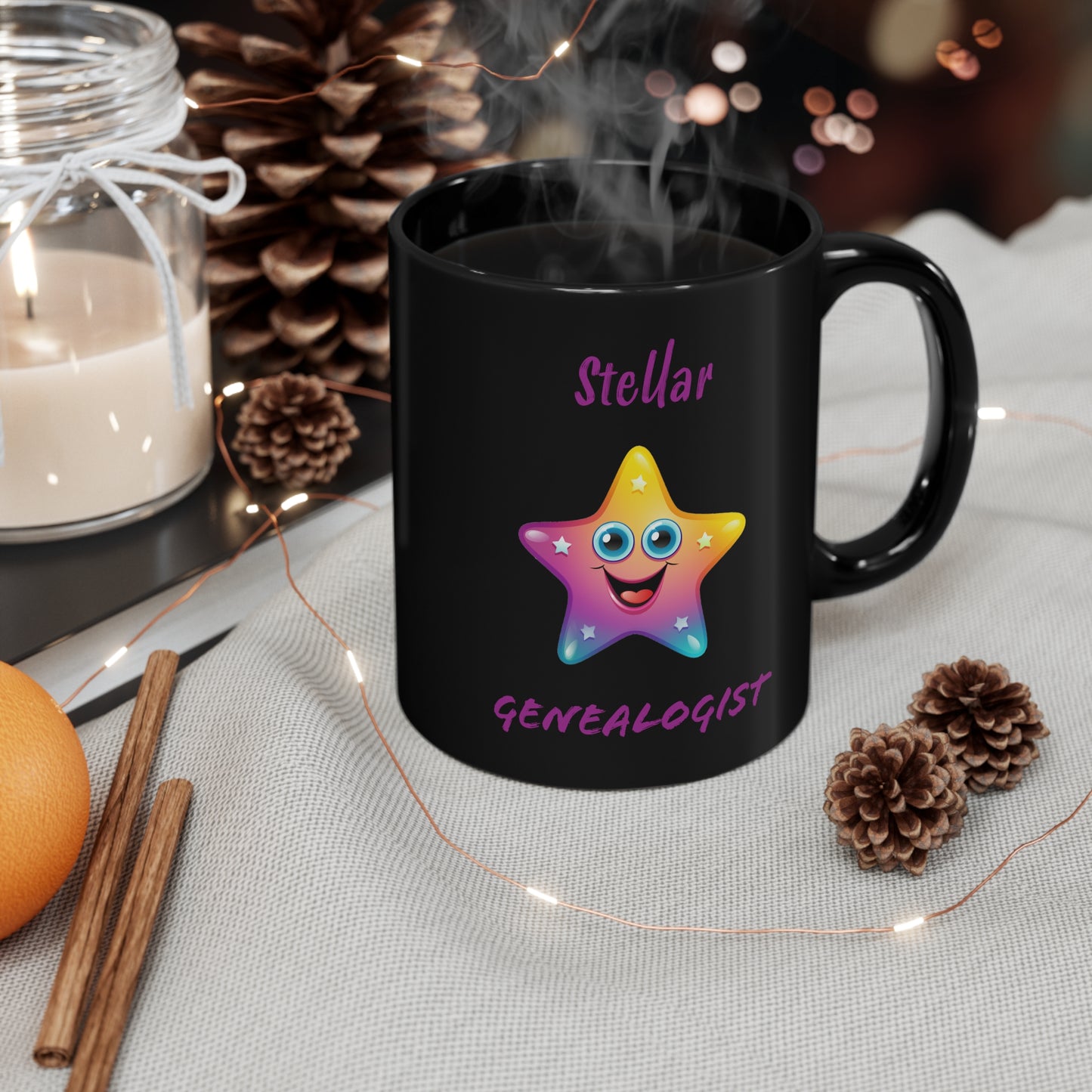 Stellar Genealogist Ceramic Mug - 11 oz