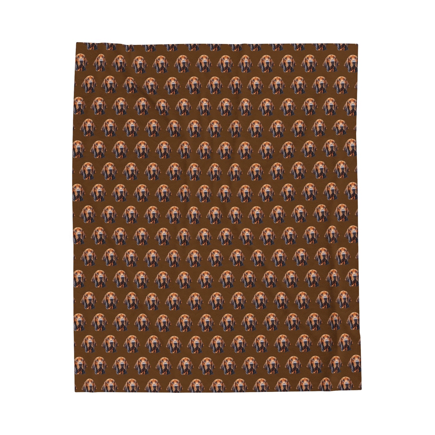 Bloodhound Velveteen Plush Blanket
