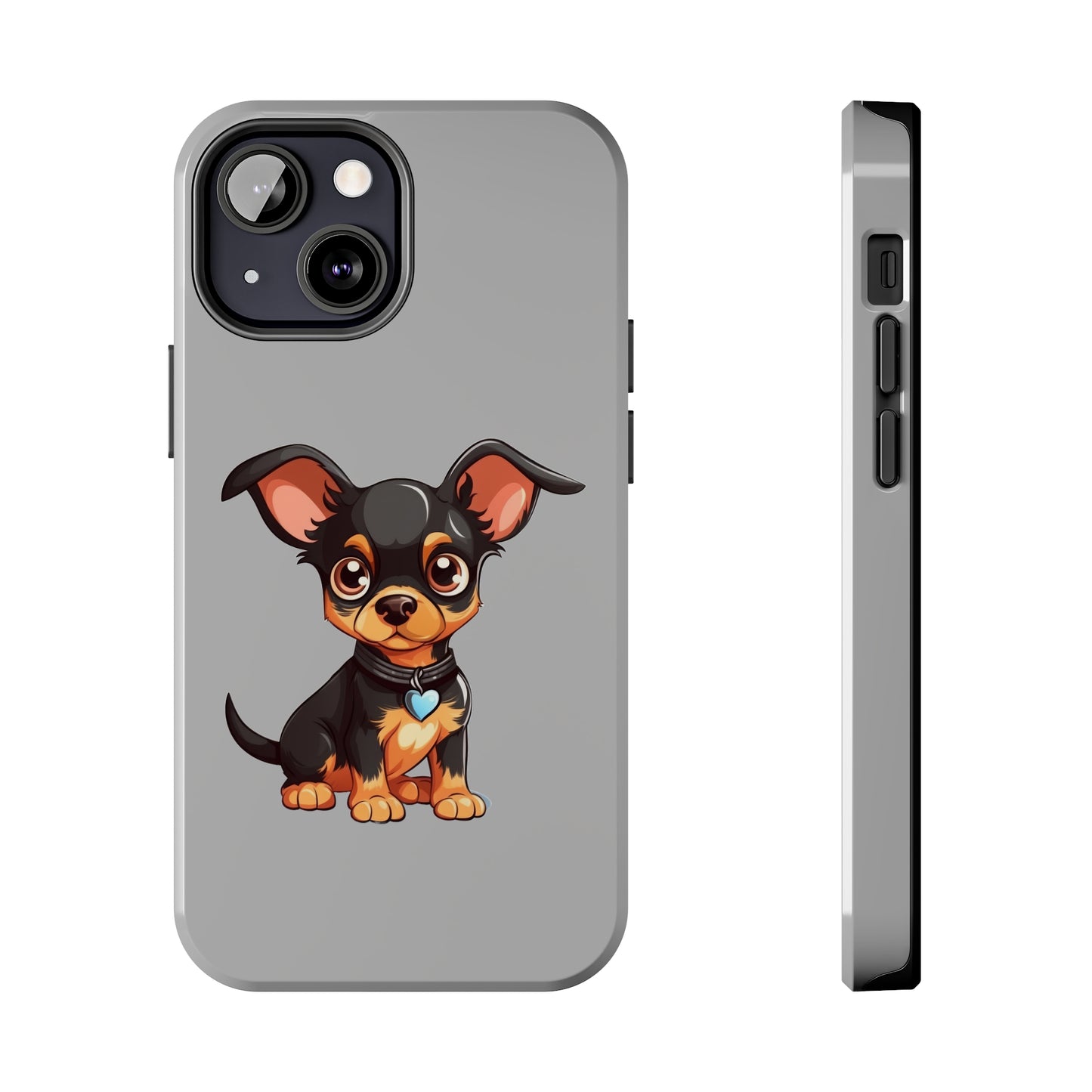 Light Grey Chihuahua Tough Phone Case