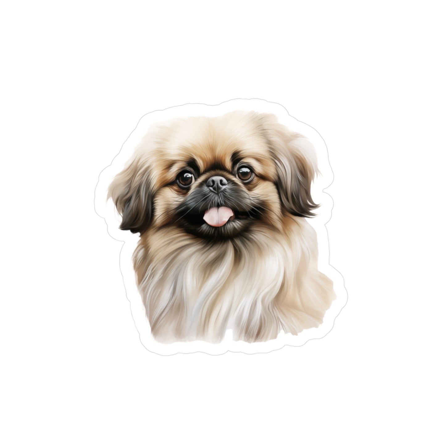 Pekingese Sticker - Vinyl Dog Decals