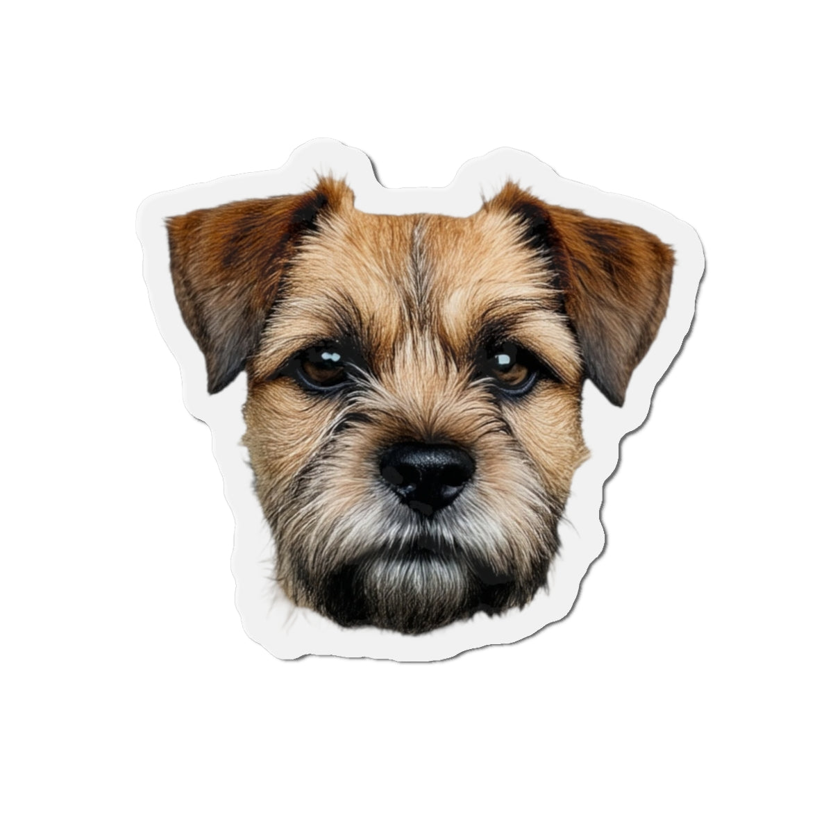Border Terrier Die-Cut Magnet - Cute Dog Breed Refrigerator Magnet, Pet Lover Gift, Animal Decor, Fridge Decoration, Puppy Art Magnet