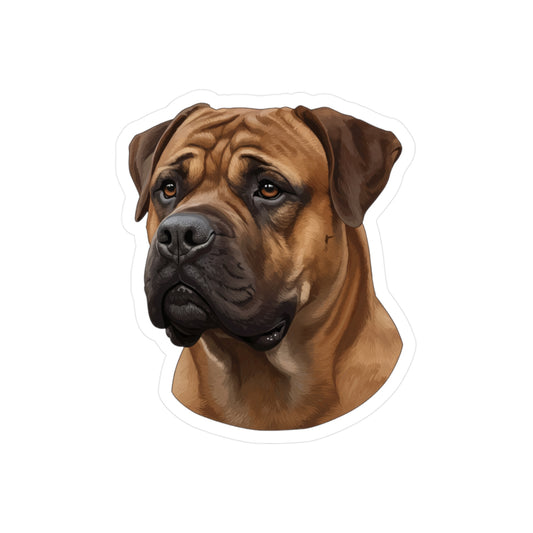Bullmastiff Decal, Dog Lover Gift, Pet Sticker, Laptop Decal, Car Window Decal, Animal Lover, Vinyl Decal