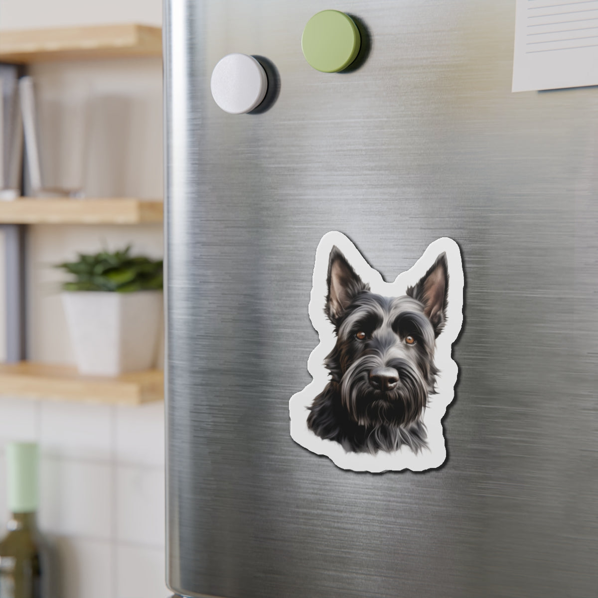 Scottish Terrier Magnet | Die Cut Dog Magnet | Pet Kitchen Decor