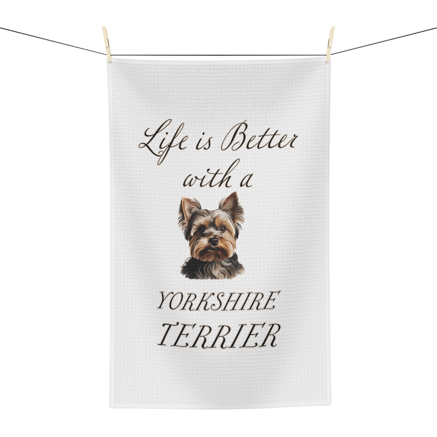 Yorkshire Terrier Soft Tea Towel