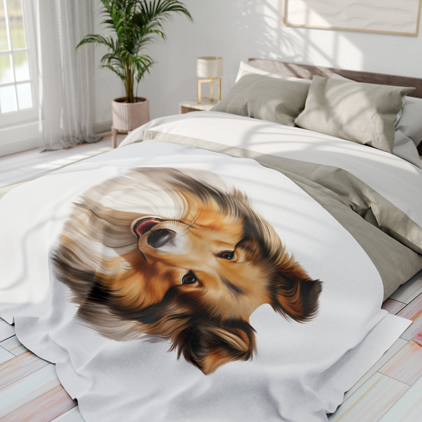 Rough Collie Arctic Fleece Blanket