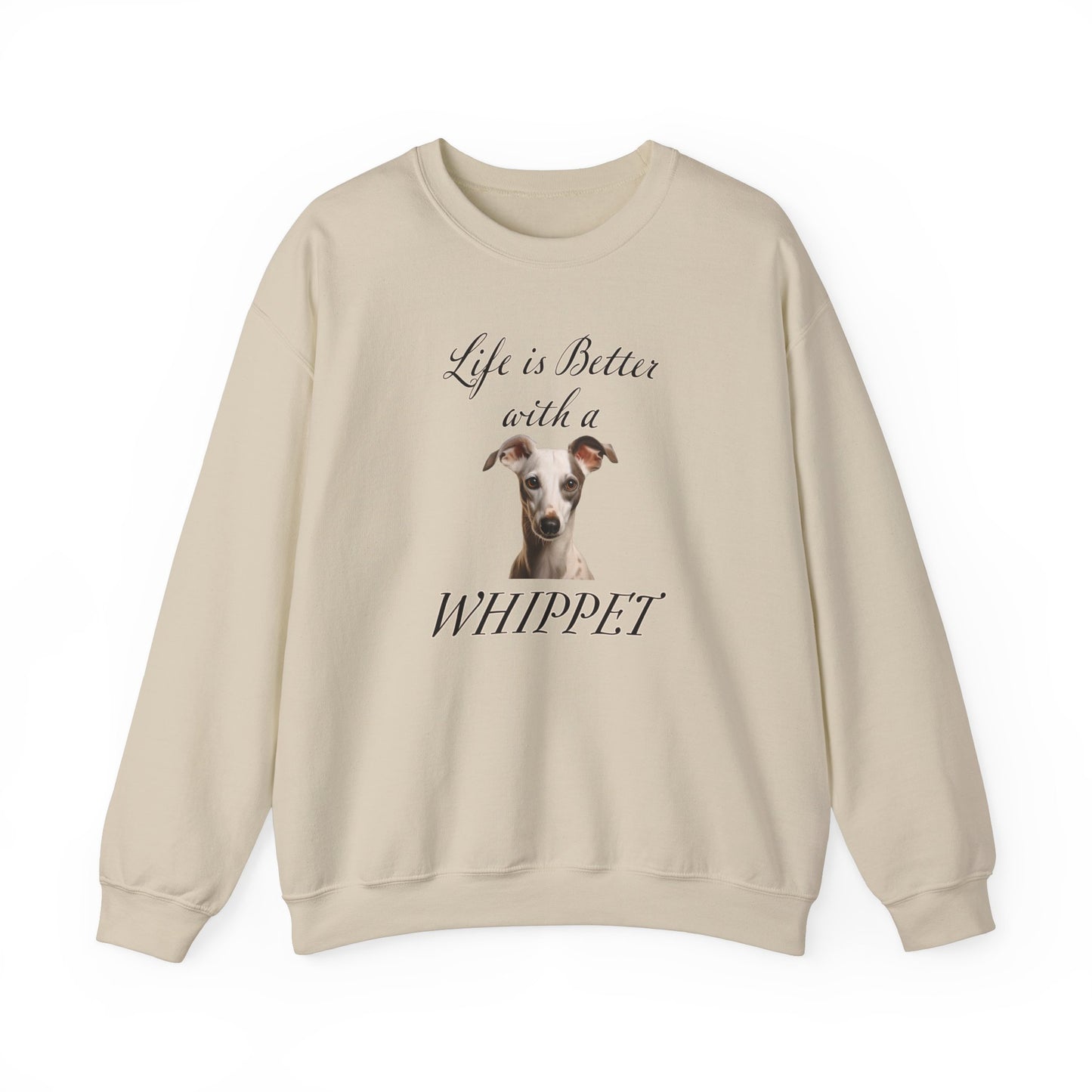 Whippet Sweatshirt | Dog Lover Apparel | Pet Lover Sweater | Dog Mom Shirt | Dog Mom Gift | Dog Dad Gift