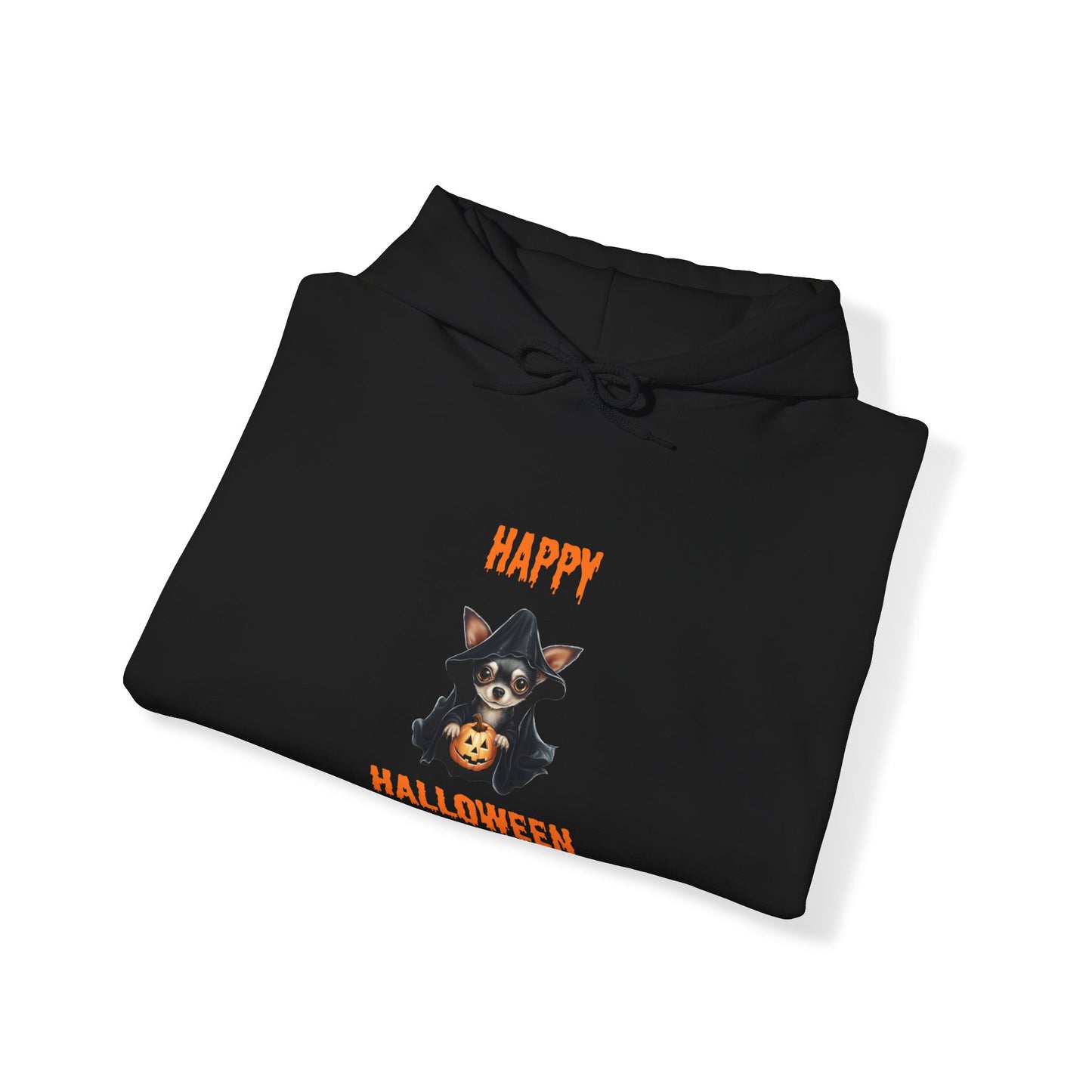 Happy Halloween Chihuahua Hoodie - Unisex Heavy Blend Hooded Sweatshirt