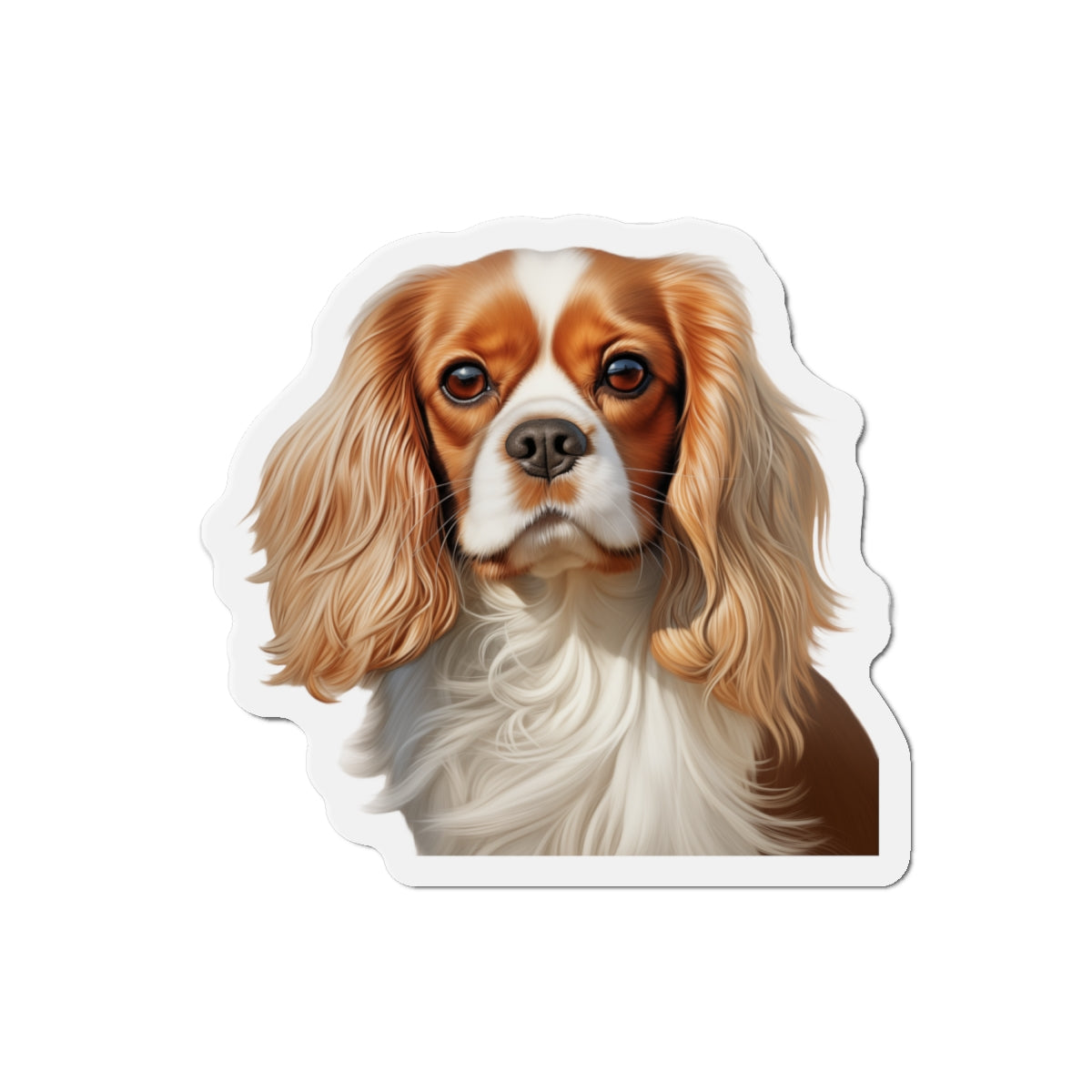 Cavalier King Charles Spaniel Magnet - Die Cut Dog Magnet