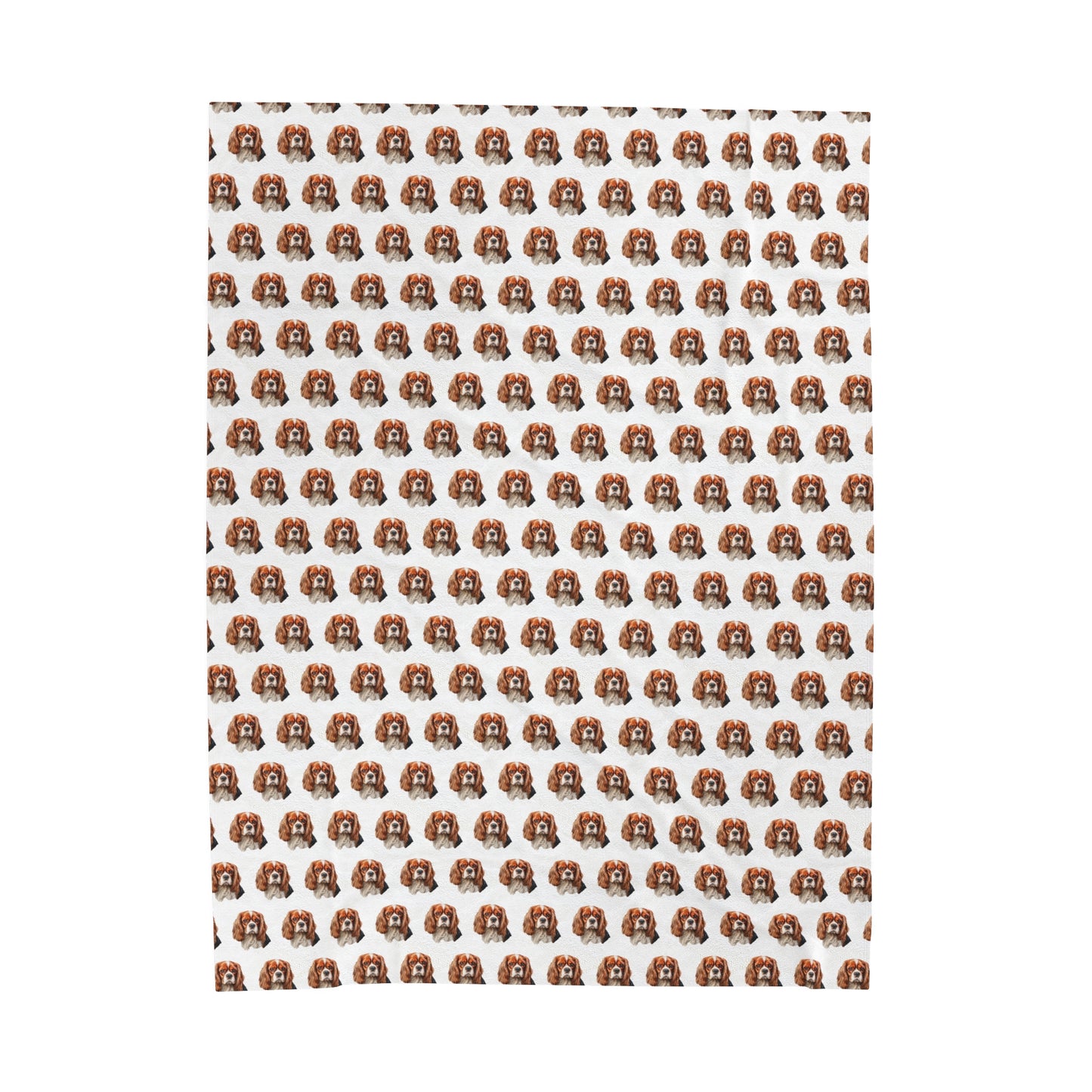 Cavalier King Charles Spaniel Blanket - Velveteen Plush Throw