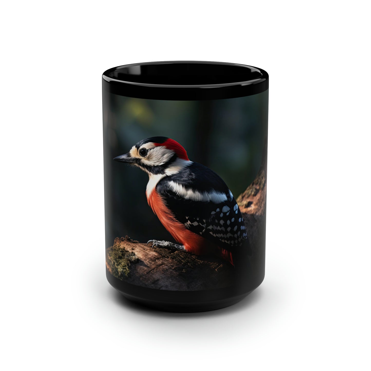 Woodpecker Mug - 15 oz Ceramic Mug