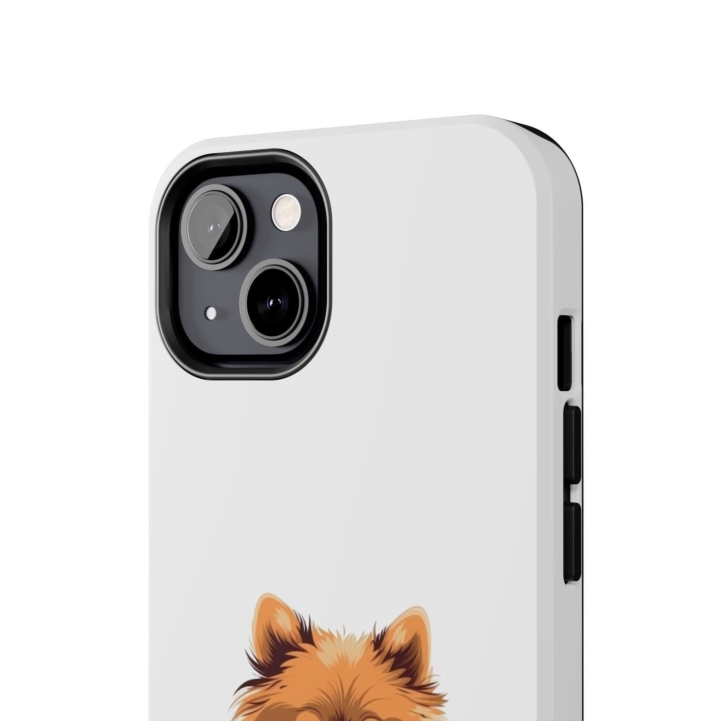 White Pomeranian Tough Phone Case