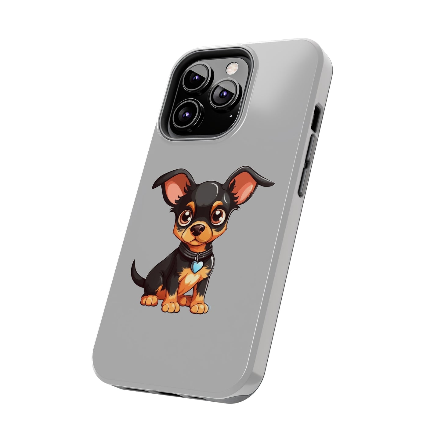 Light Grey Chihuahua Tough Phone Case