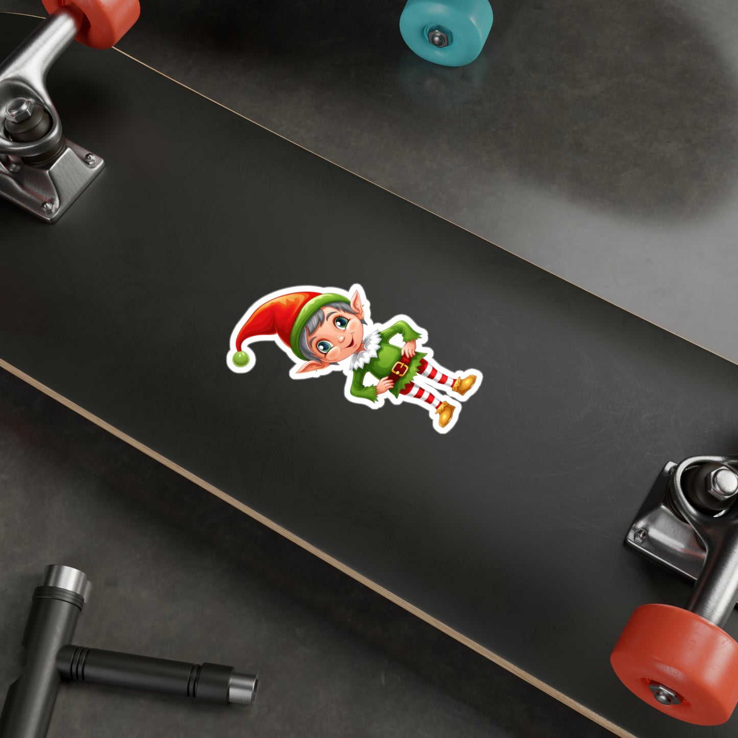 Christmas Elf Sticker - Kiss-Cut Vinyl Decals