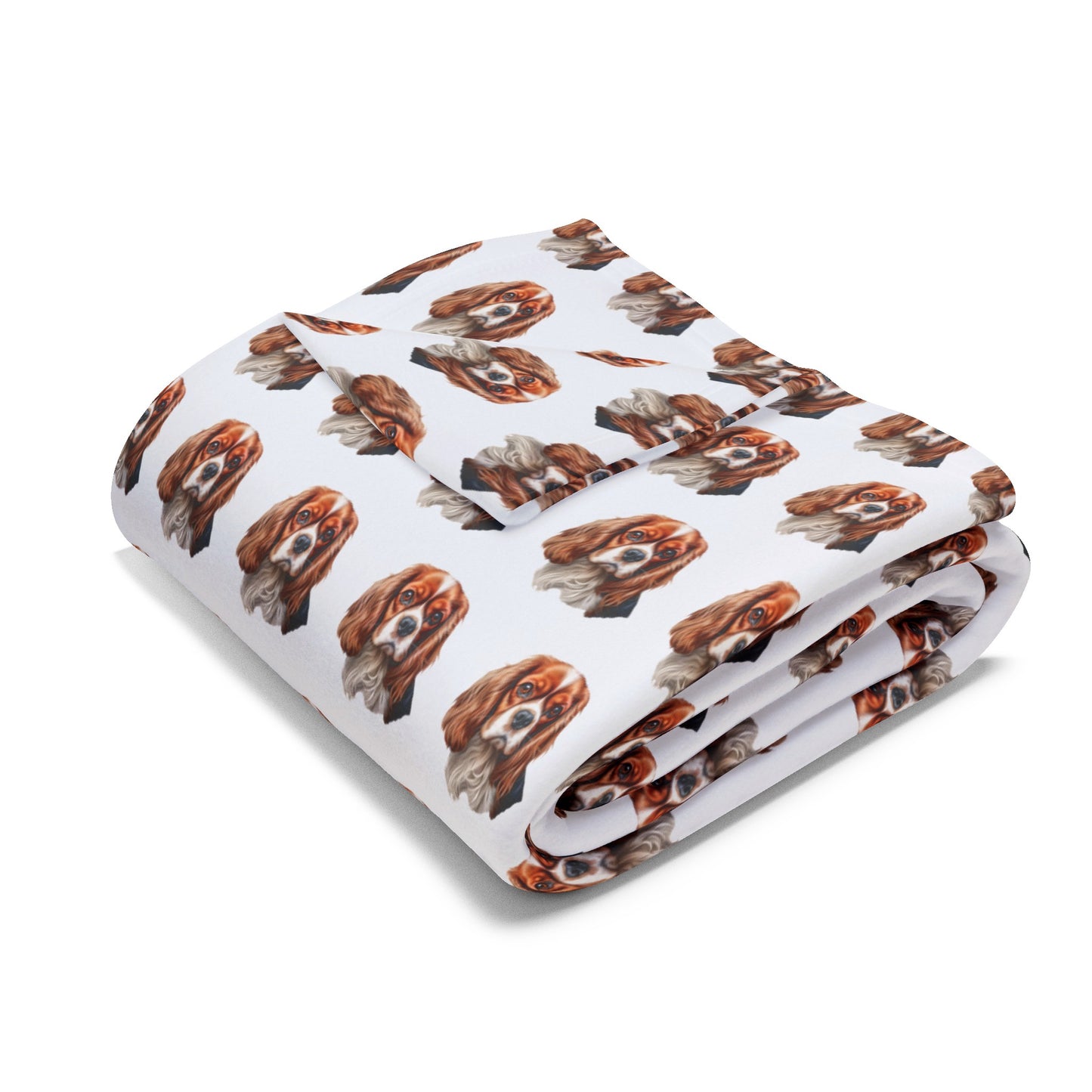 Cavalier King Charles Spaniel Blanket - Arctic Fleece Dog Throw - Gift for Dog Mom - Pet Decor
