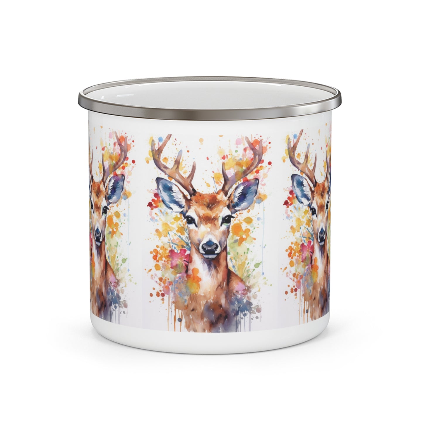 Deer Enamel Camping Mug