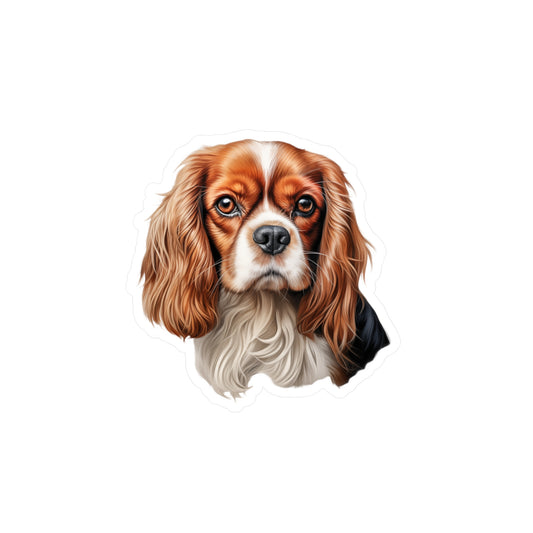Cavalier King Charles Spaniel Sticker - Vinyl Dog Decals