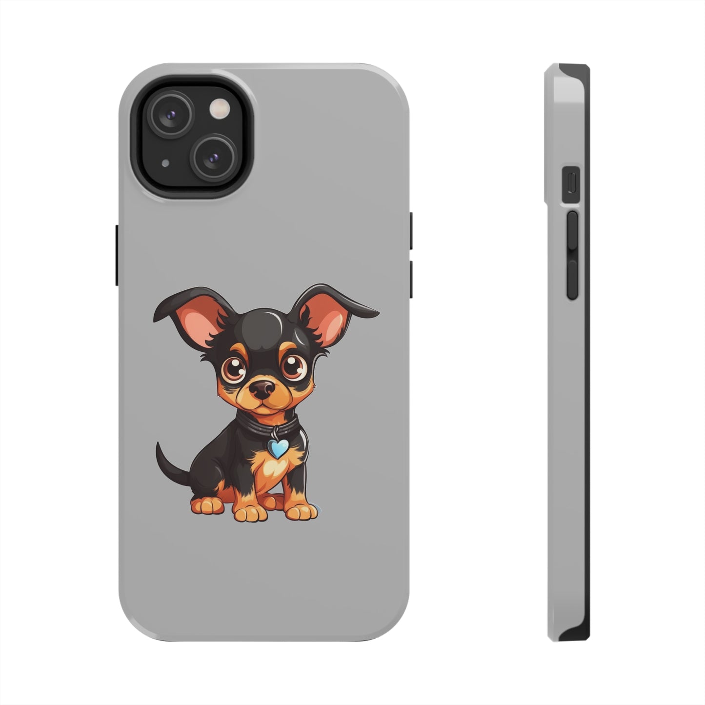 Light Grey Chihuahua Tough Phone Case