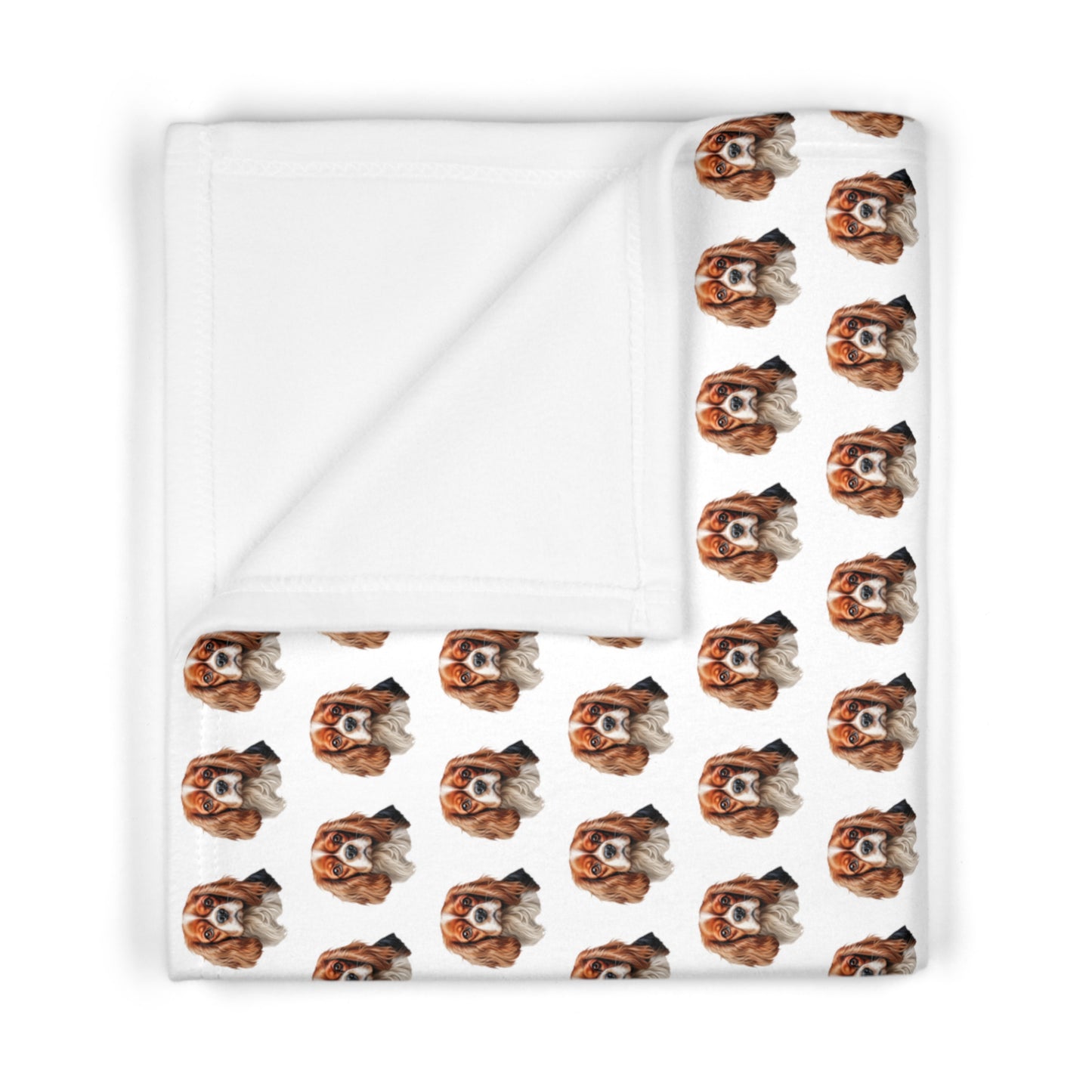 Cavalier King Charles Spaniel Soft Fleece Baby Blanket