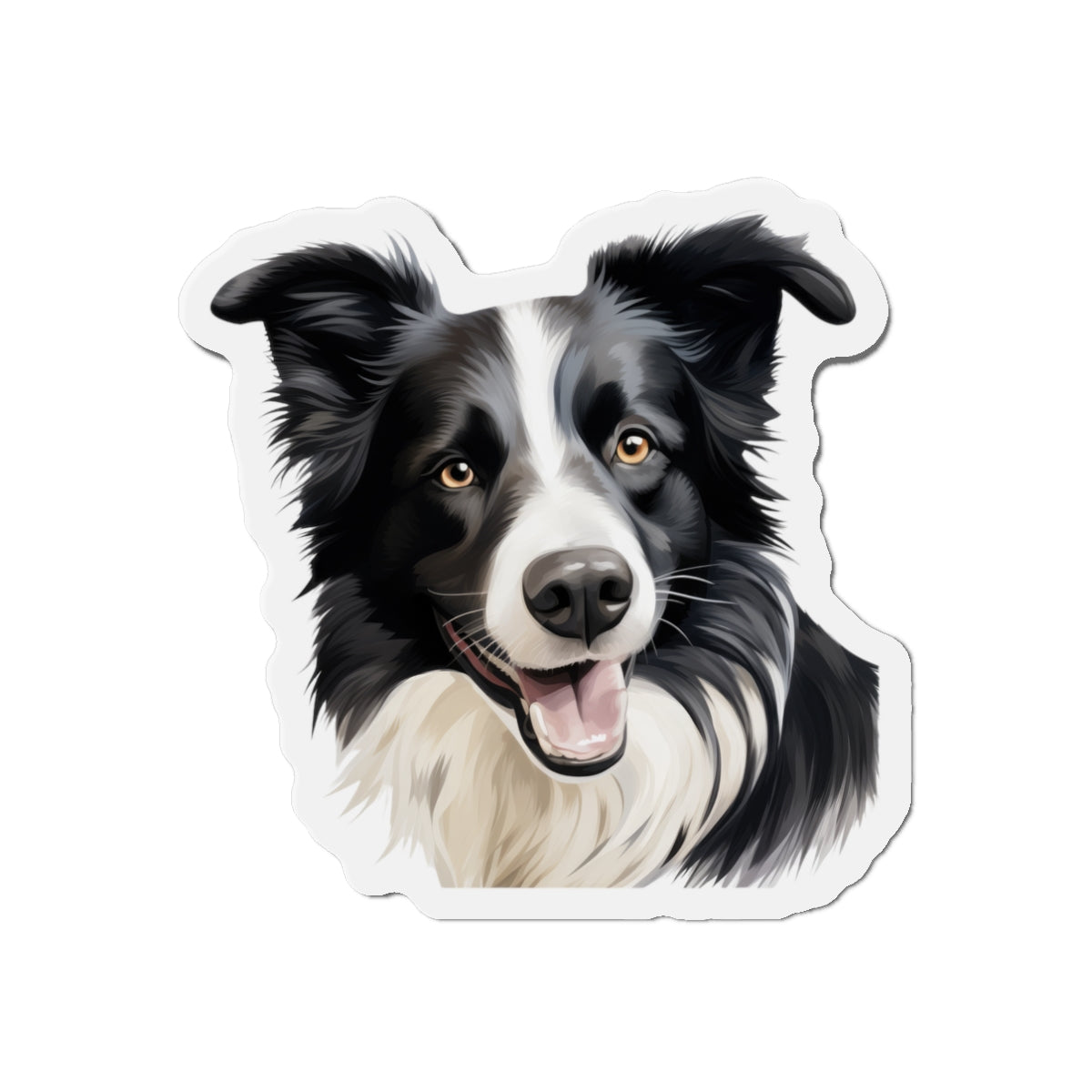 Border collie Magnet - Die Cut Dog Magnet