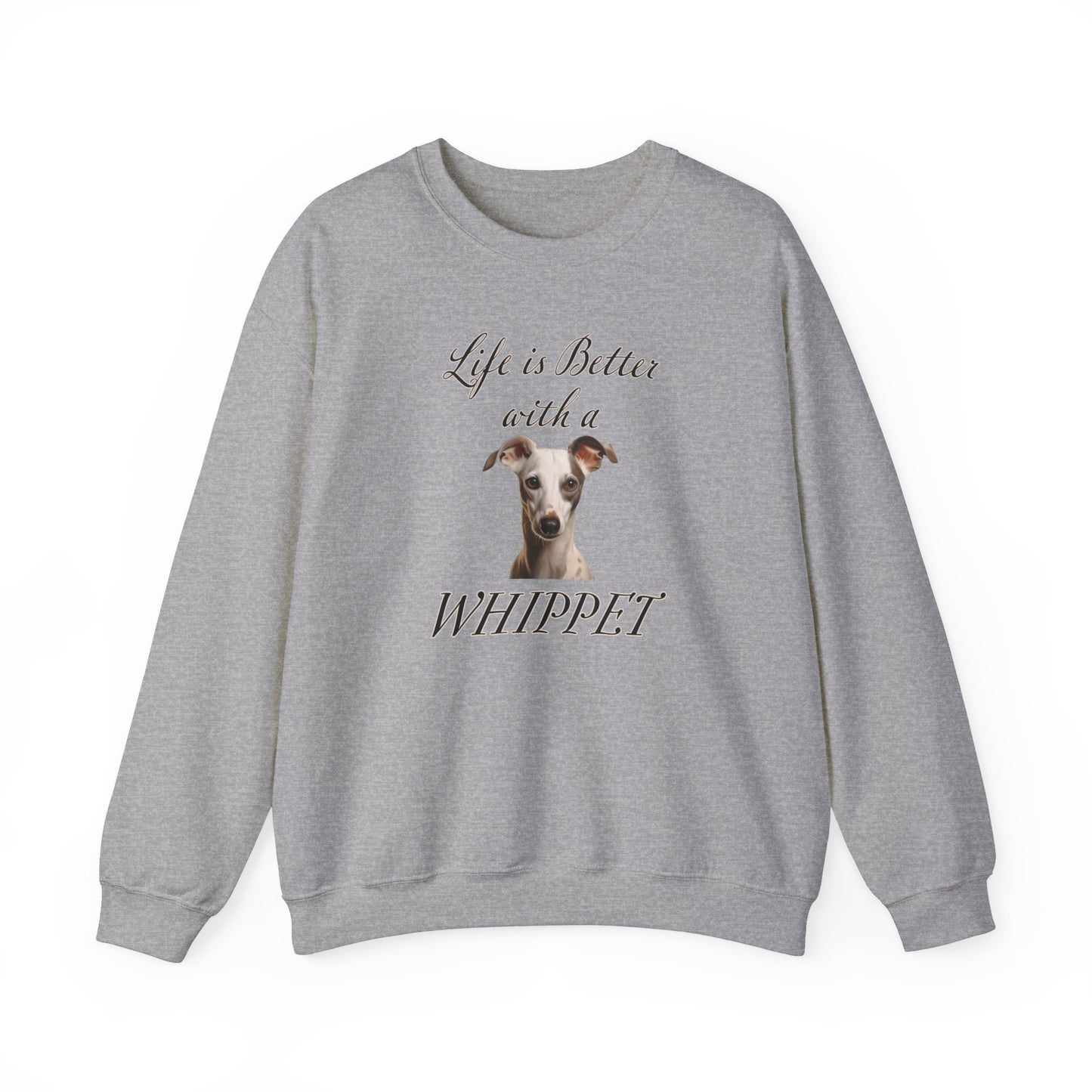 Whippet Sweatshirt | Dog Lover Apparel | Pet Lover Sweater | Dog Mom Shirt | Dog Mom Gift | Dog Dad Gift