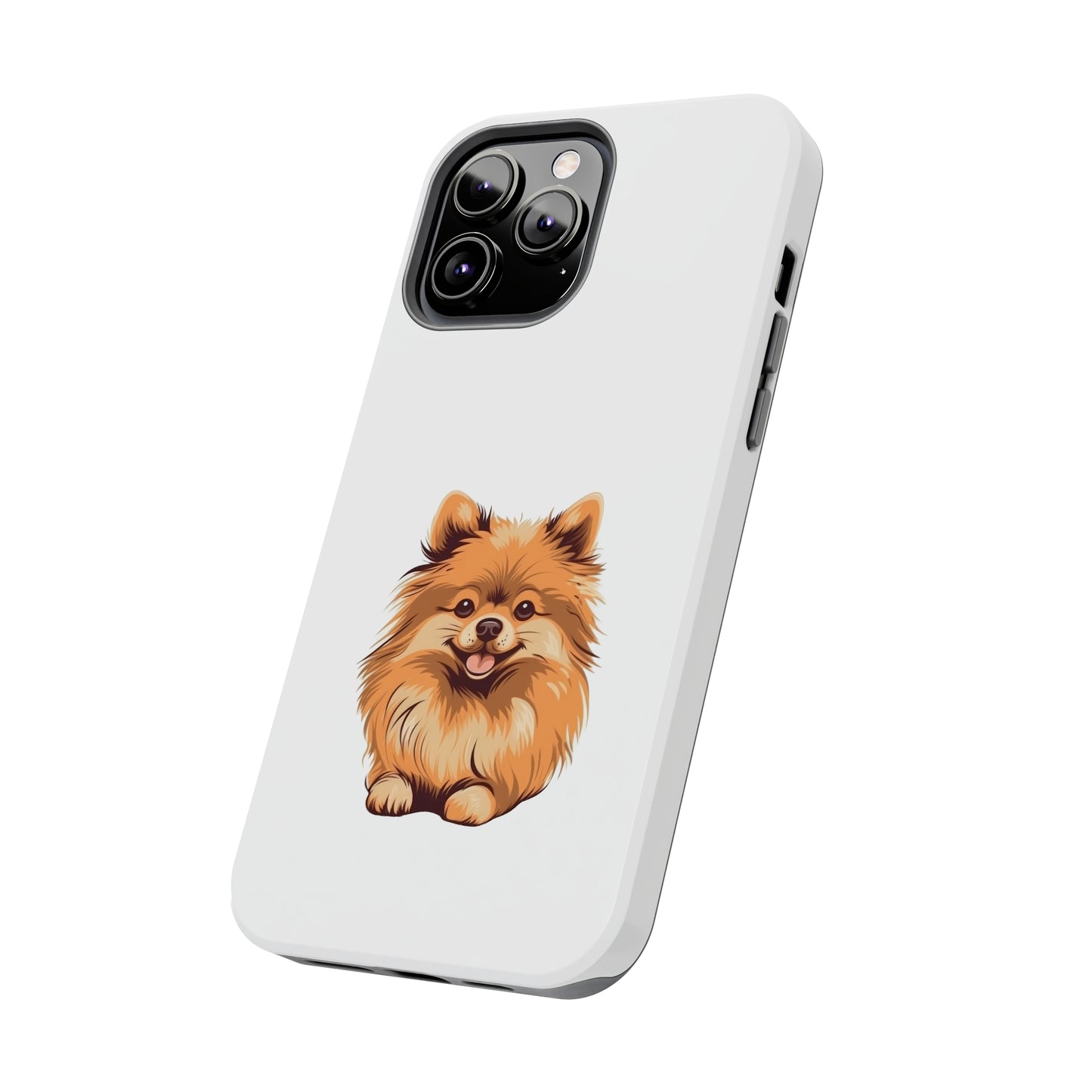 White Pomeranian Tough Phone Case