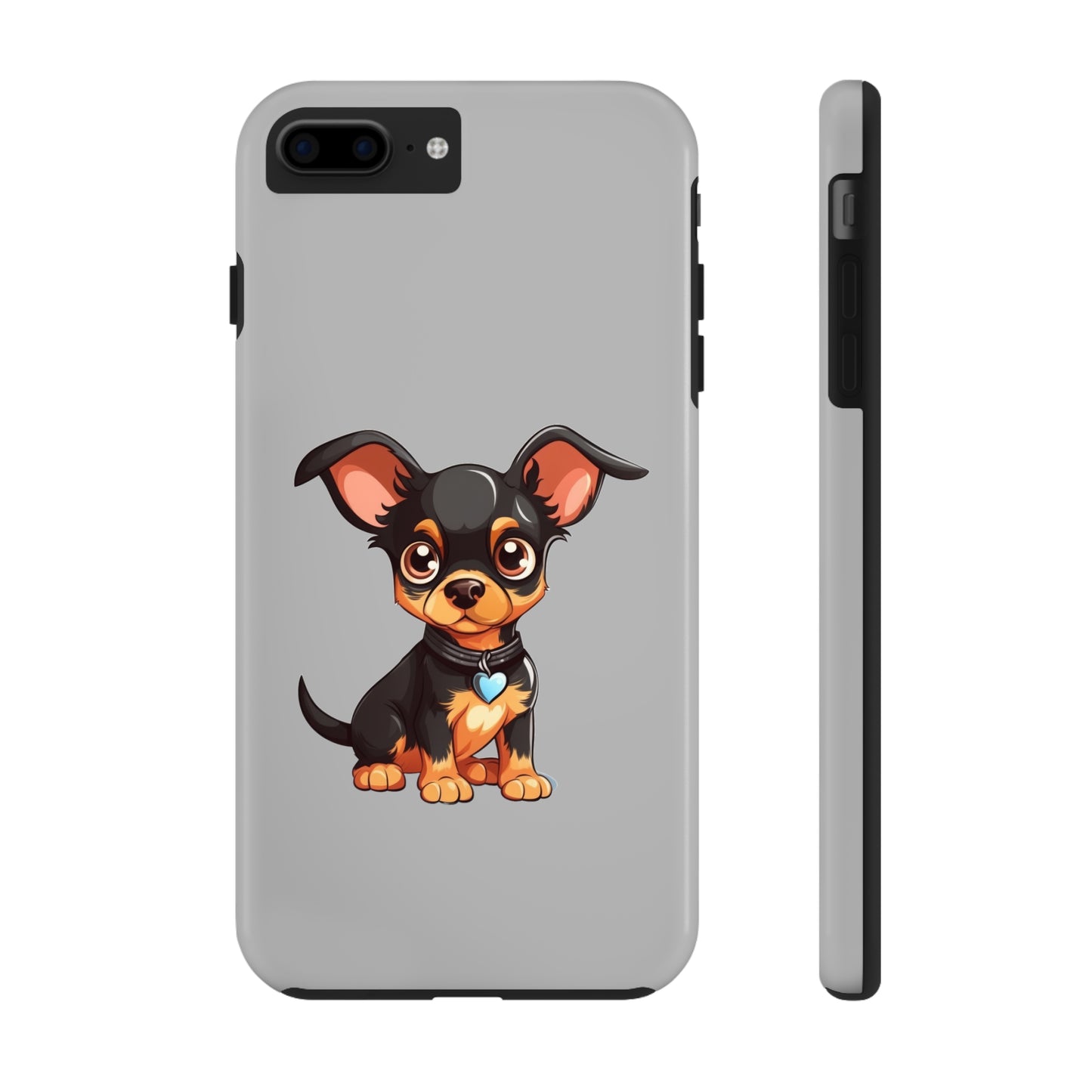 Light Grey Chihuahua Tough Phone Case