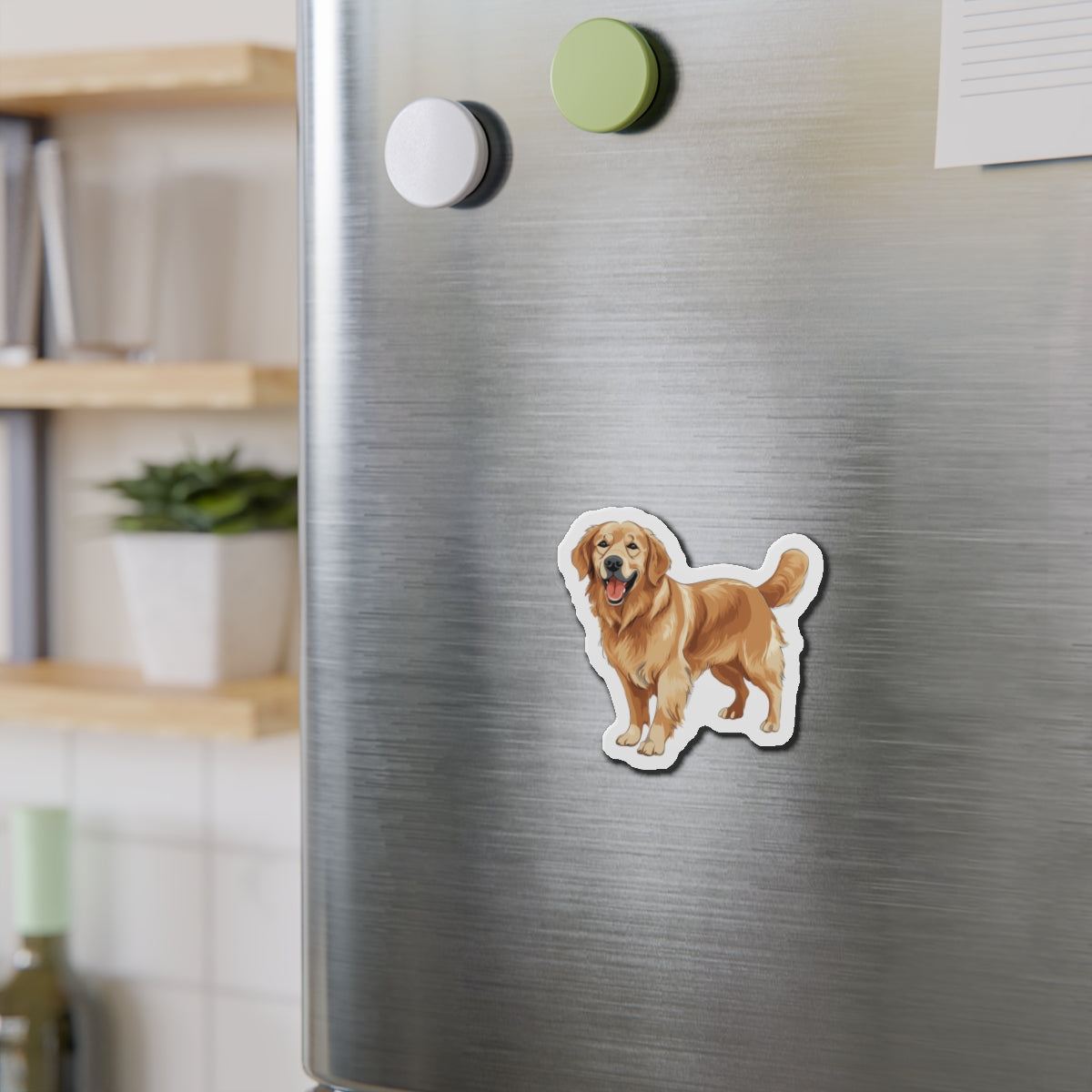 Golden Retriever Magnet - Die Cut Dog Magnet