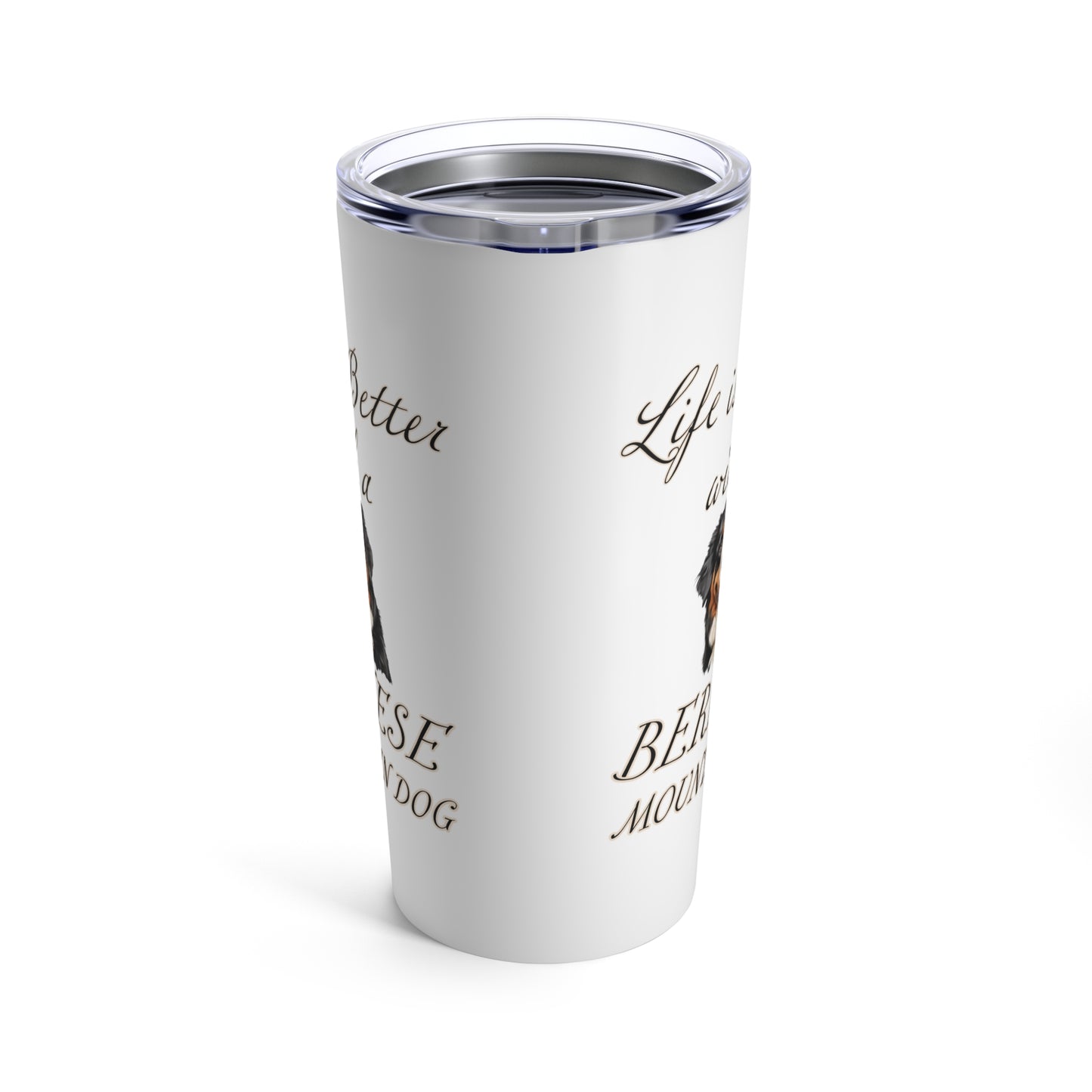 Bernese Mountain Dog Tumbler, Stainless Steel 20oz