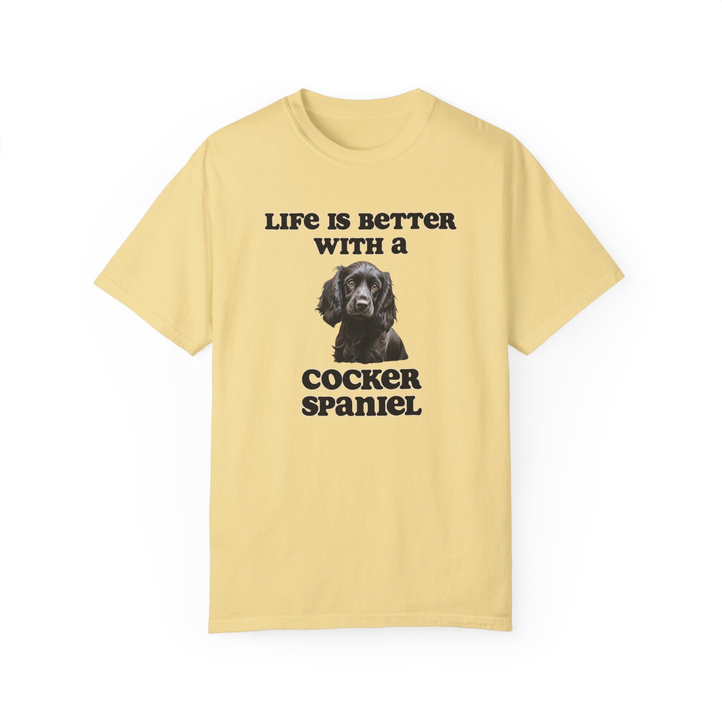 Black Cocker Spaniel Tshirt - Dog Mom Shirt, Dog Dad Shirt, gift for Dog Mom