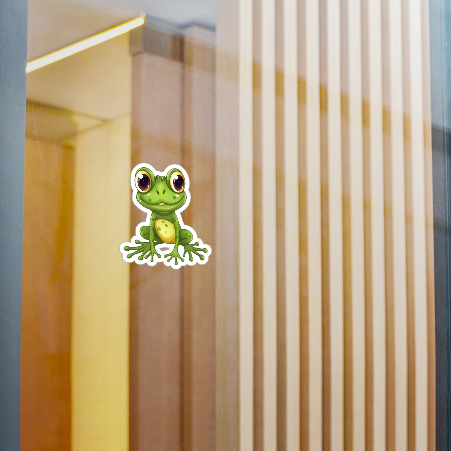 Frog Sticker - Kiss-Cut Vinyl Decals