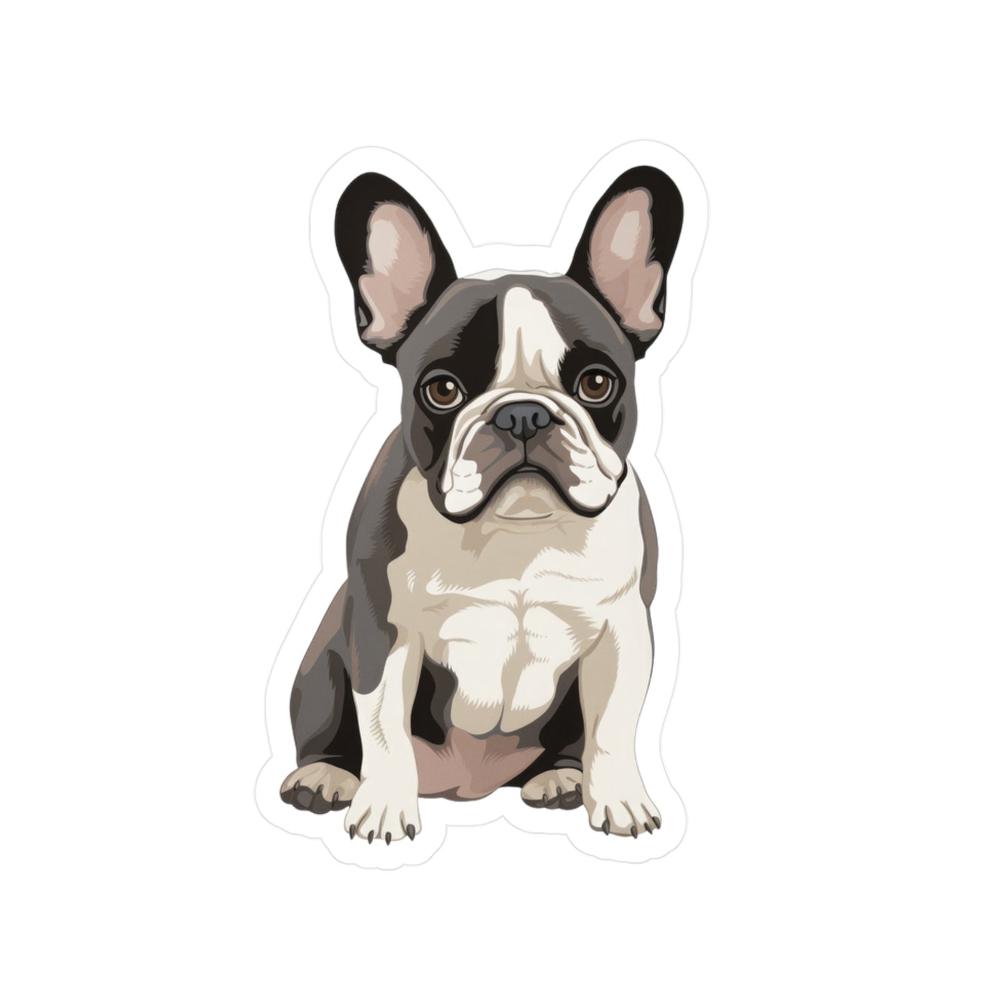 French Bulldog Sticker - Kiss-Cut Vinyl Decals