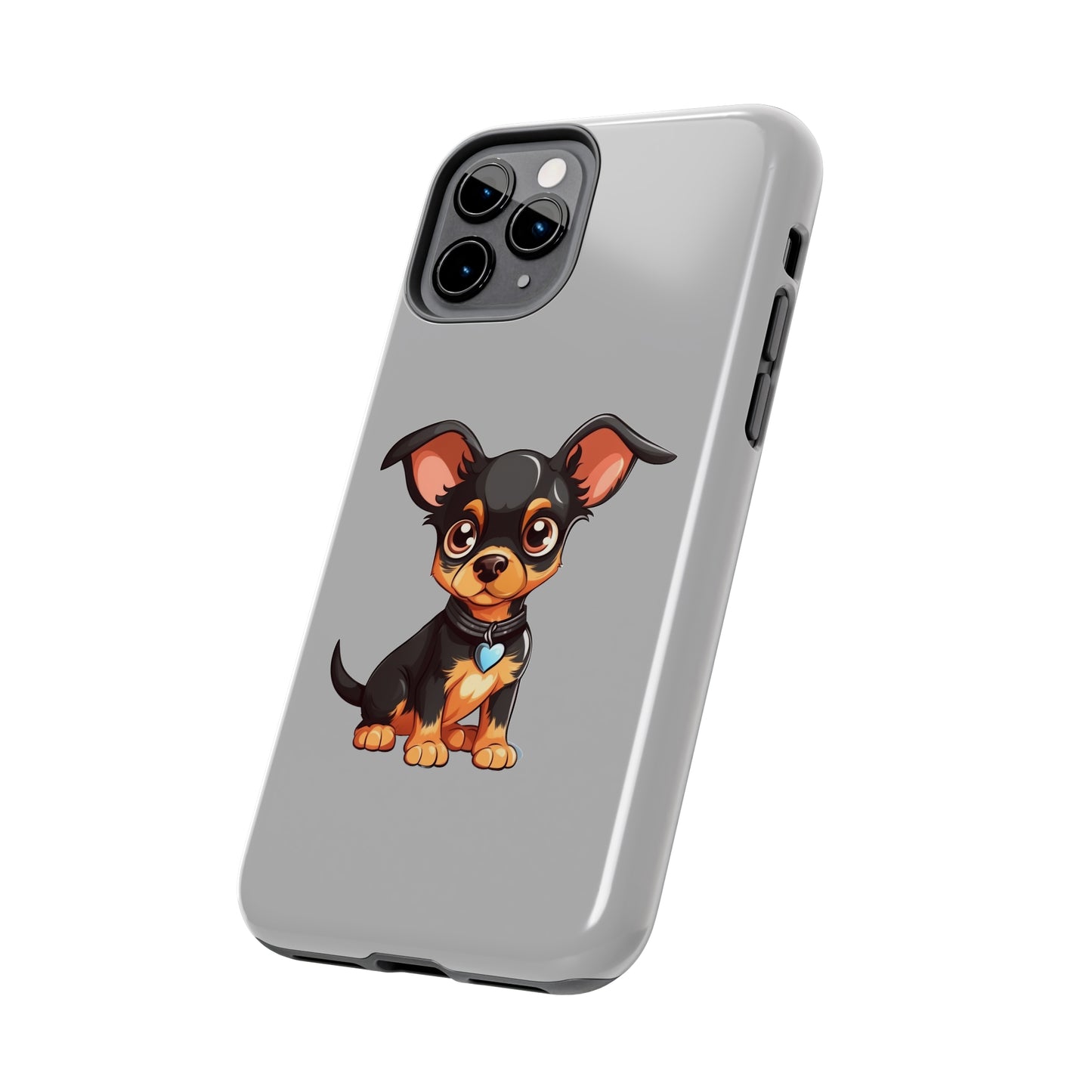 Light Grey Chihuahua Tough Phone Case