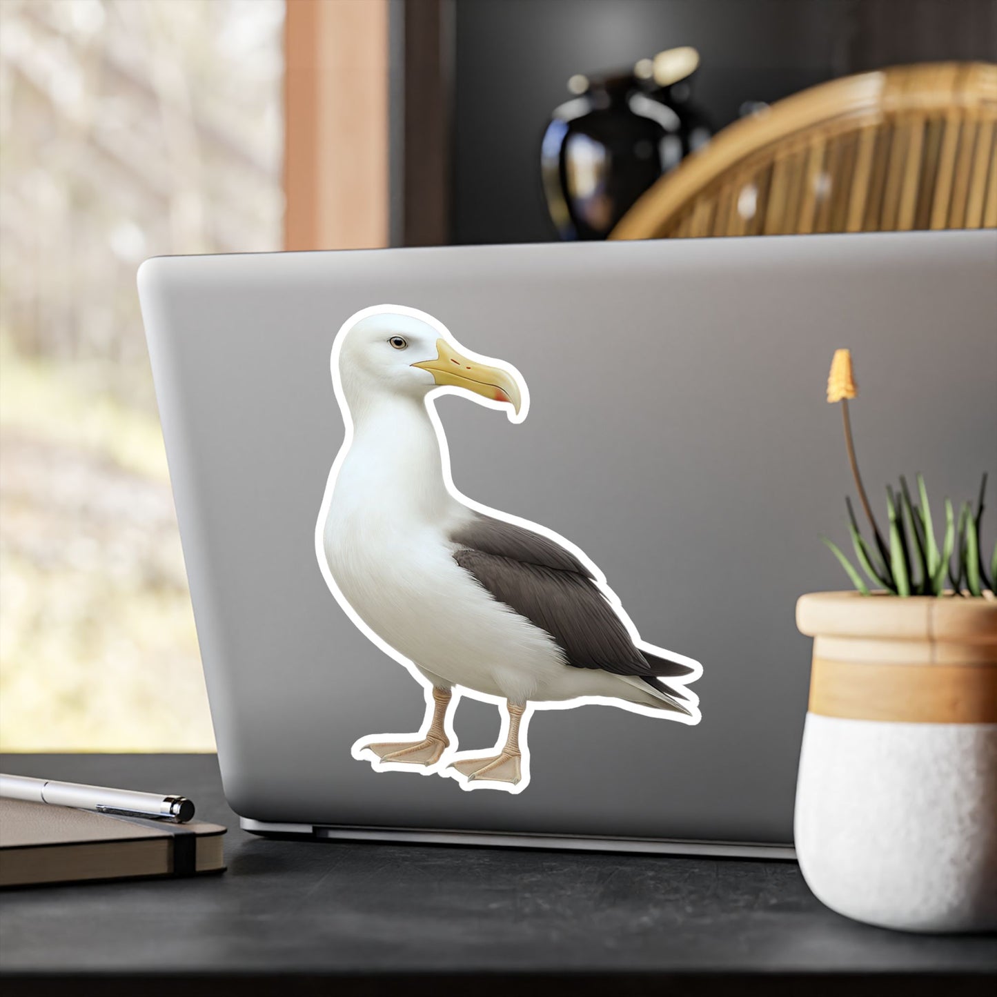 Albatross Sticker, Vinyl Decal for Laptop, Water Bottle, Car, Phone, Luggage, Bird Lover Gift