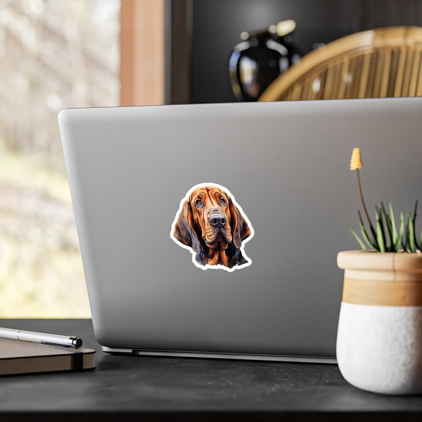 Bloodhound Sticker - Kiss-Cut Vinyl Dog Decals