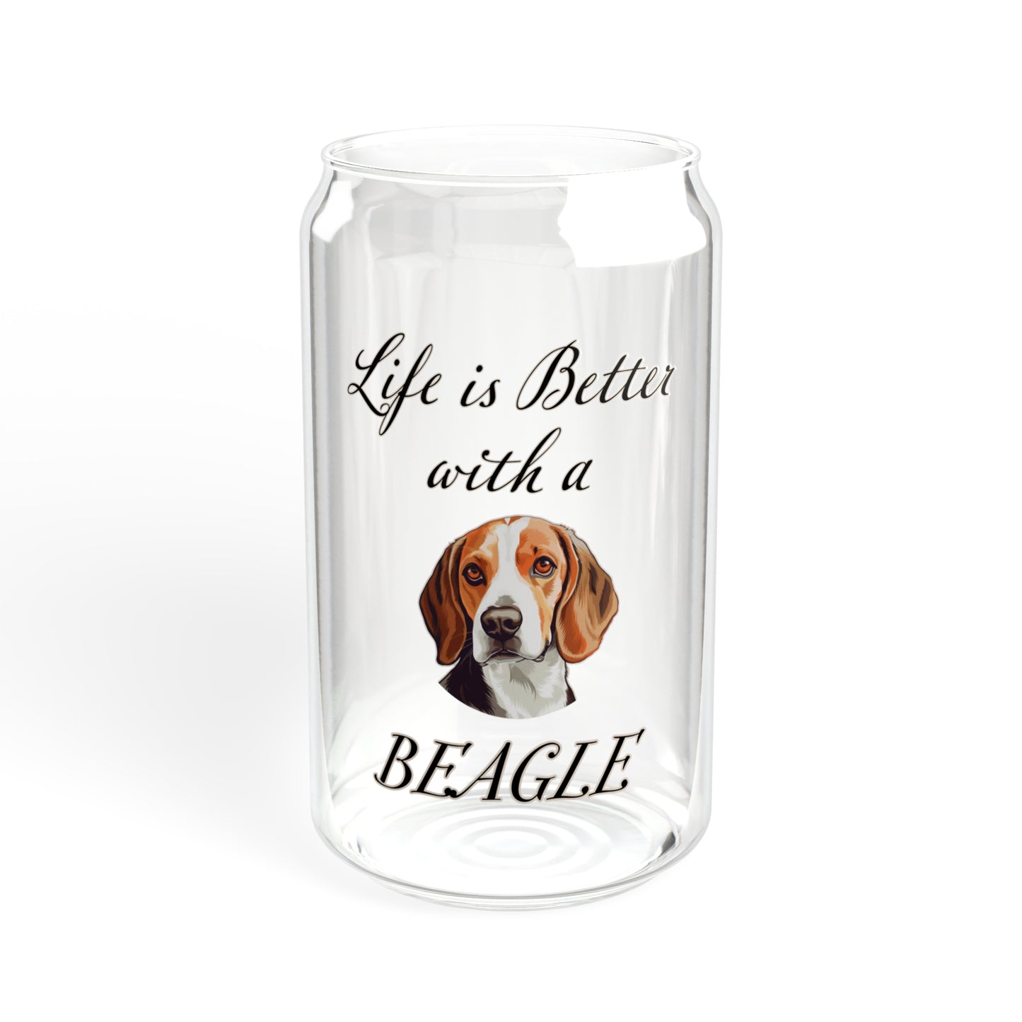 Beagle Sipper Glass, 16oz