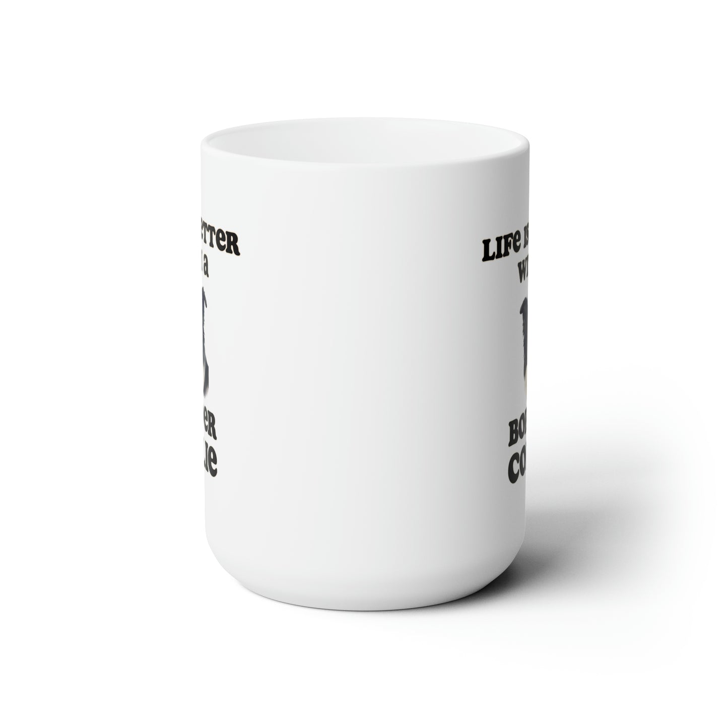Border Collie 15oz Dog Mug - Dog Mom Gift, Dog Dad Gift