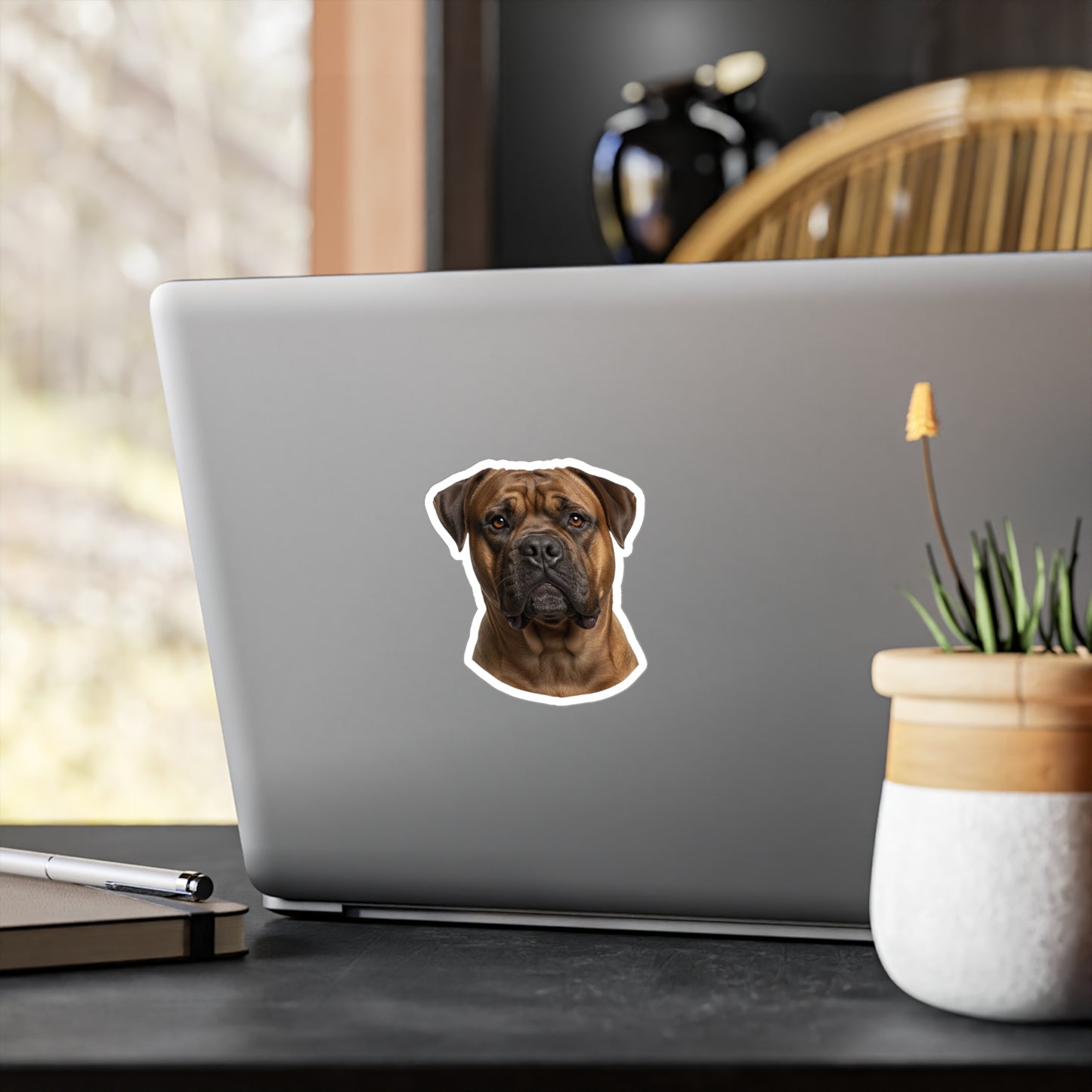 Bullmastiff Decal, Dog Lover Gift, Pet Sticker, Laptop Decal, Car Window Decal, Animal Lover, Vinyl Decal