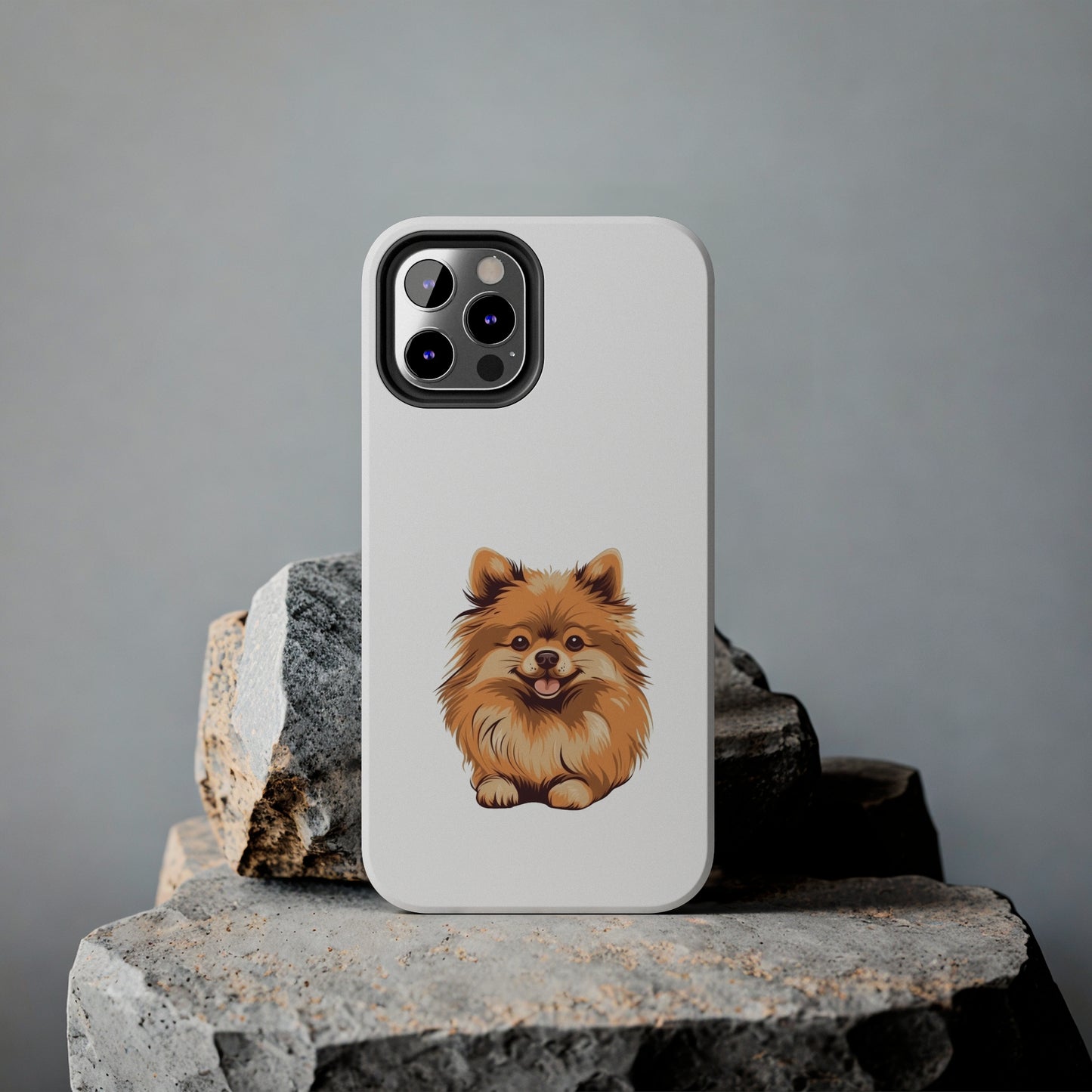 White Pomeranian Tough Phone Case