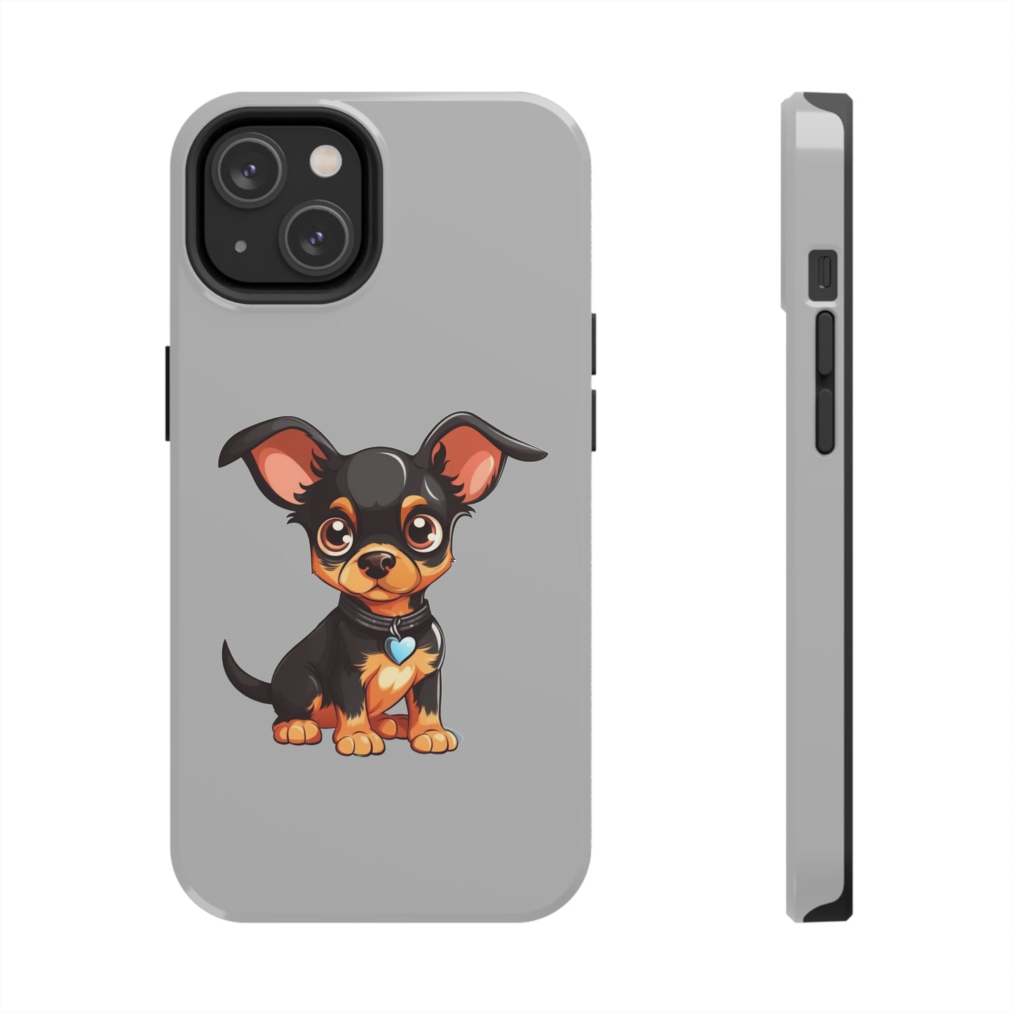 Light Grey Chihuahua Tough Phone Case