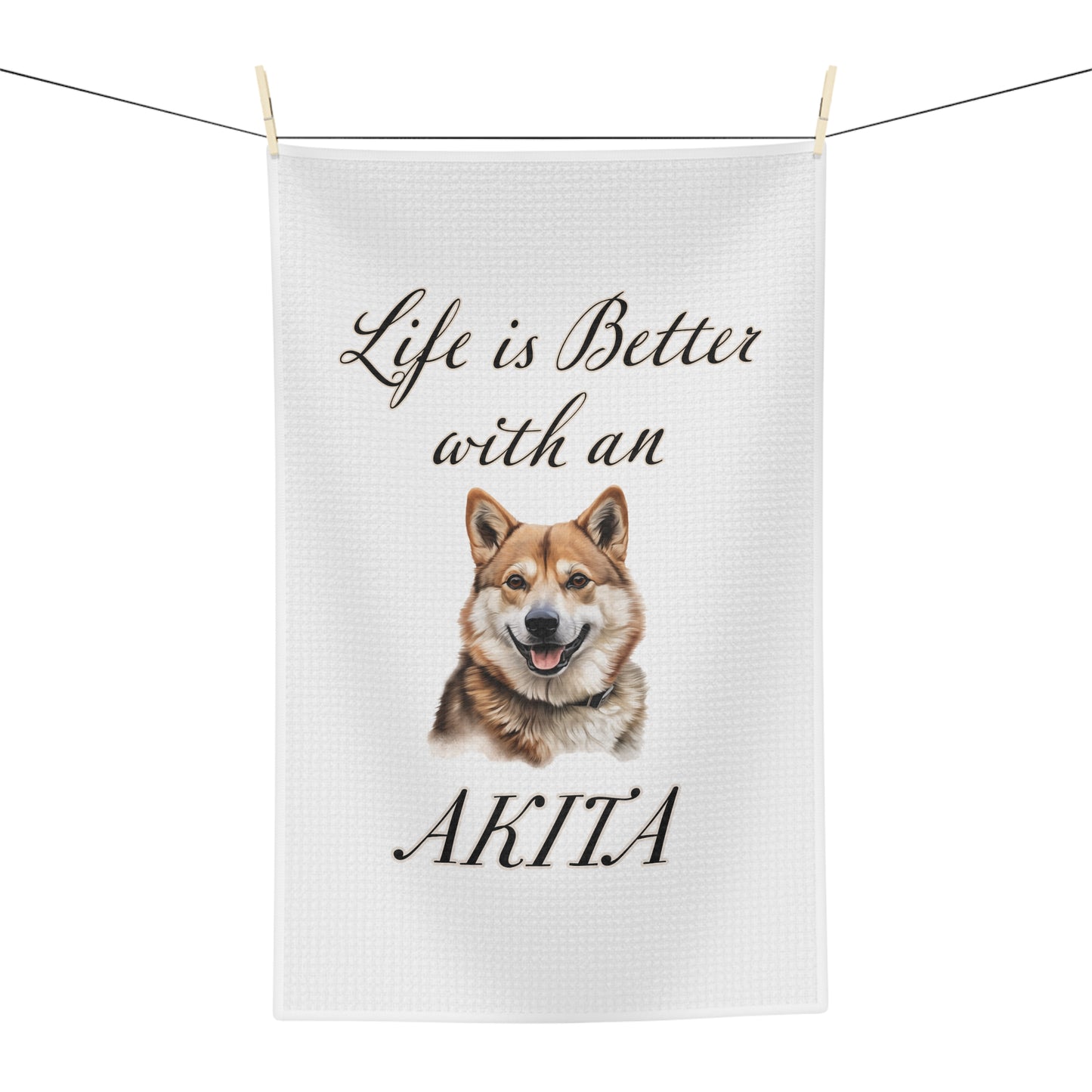 Akita Soft Tea Towel